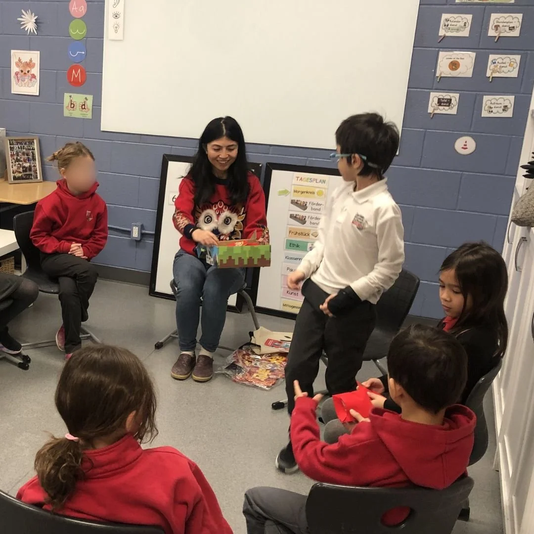 A look back at Lunar New Year celebrations in Grade 2 this month! 🧧✨

A GIST parent visited the class to share all about Chinese New Year and its significance. Students learned about the holiday, crafted their own horses for the Year of the Horse, a