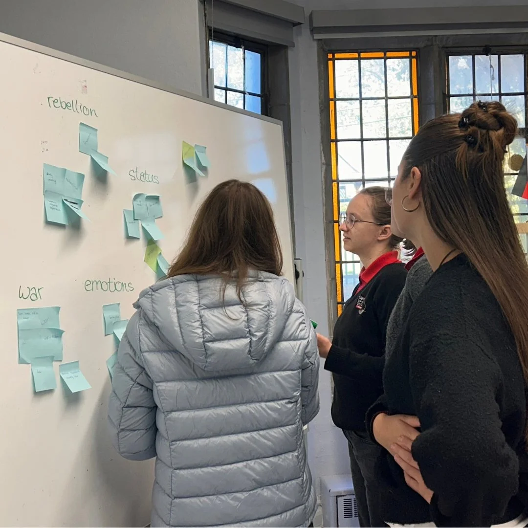 How do we turn ideas into literary analysis?

Our Grade 12 @iborganization DP students used the Harvard Project Zero's Visible Thinking Routine "Generate-Sort-Connect-Elaborate" in their English class to explore themes in the novel Persepol