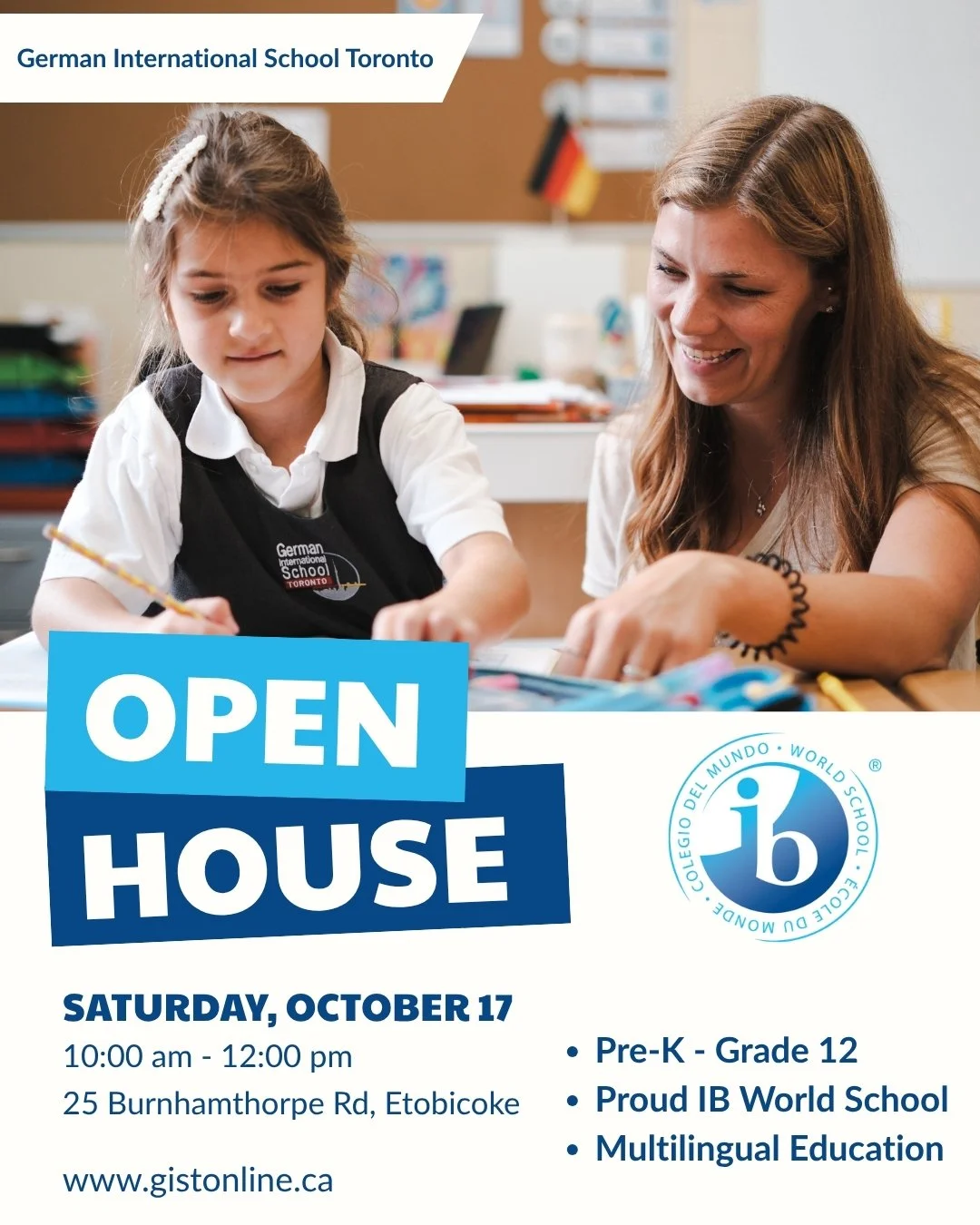 Just a few days until our Open House! 🏫 ✨ We can&rsquo;t wait to meet you and your family this Saturday. Come tour our school and discover how our multilingual, European curriculum could be the perfect fit for your child! 🌍

Register here: https://