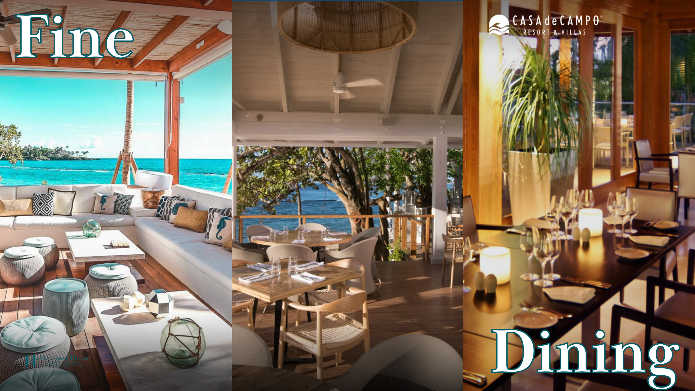 Fine dining restaurants and oceanfront dining experiences at Casa de Campo Resort Dominican Republic