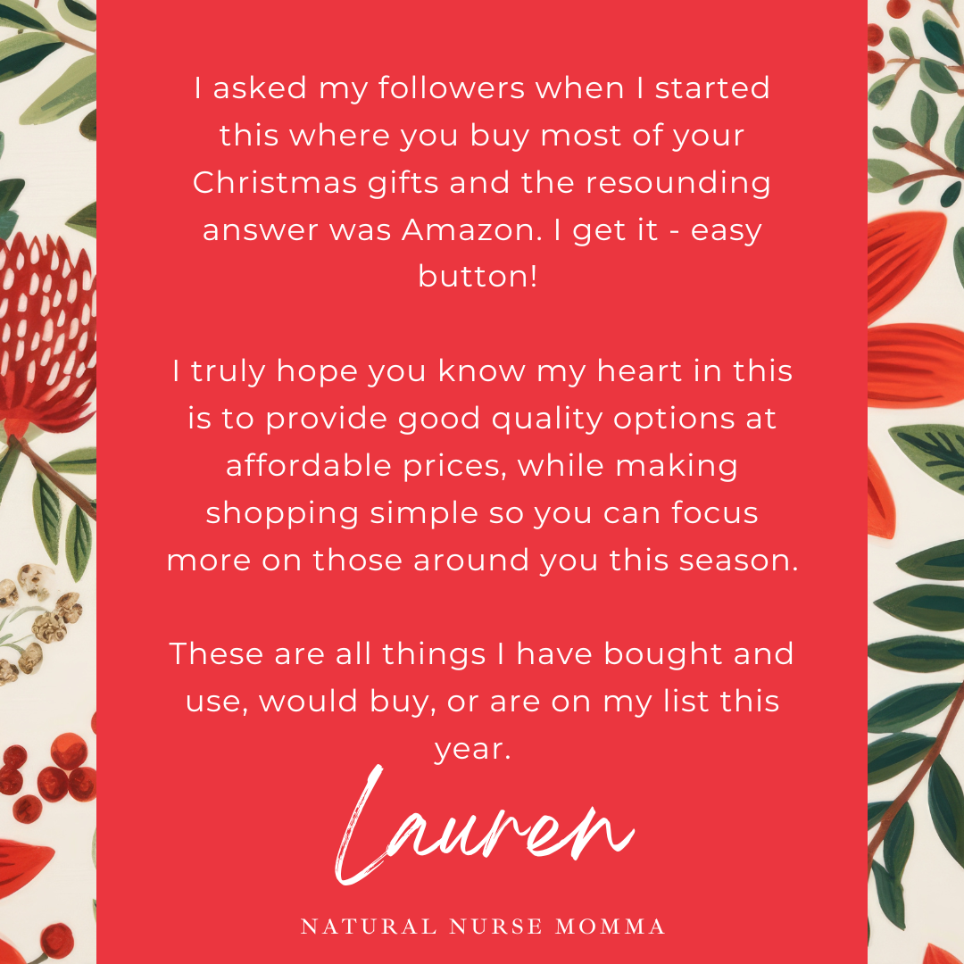 2024 Christmas Gift Guide Natural Nurse Momma 2024 christmas gift guide natural nurse momma