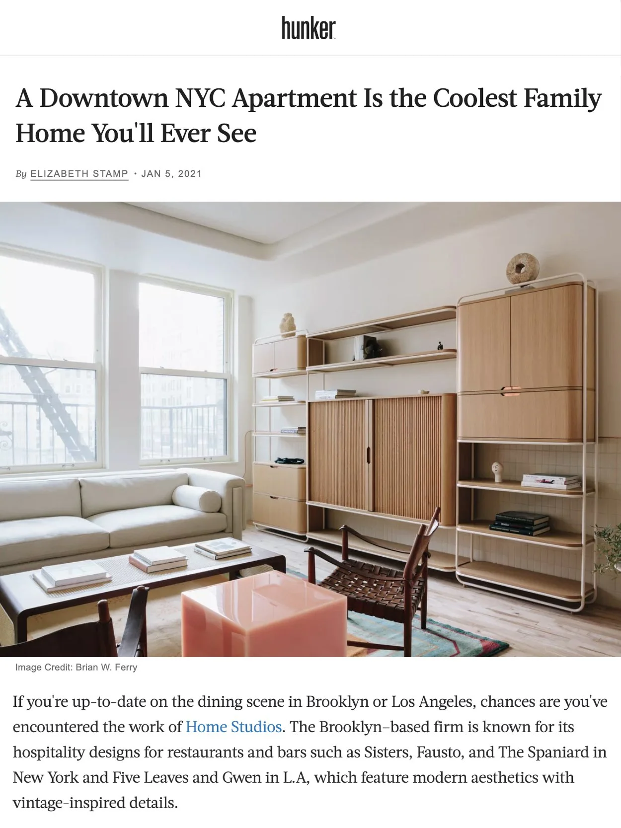 HUNKER | BOND STREET RESIDENCE