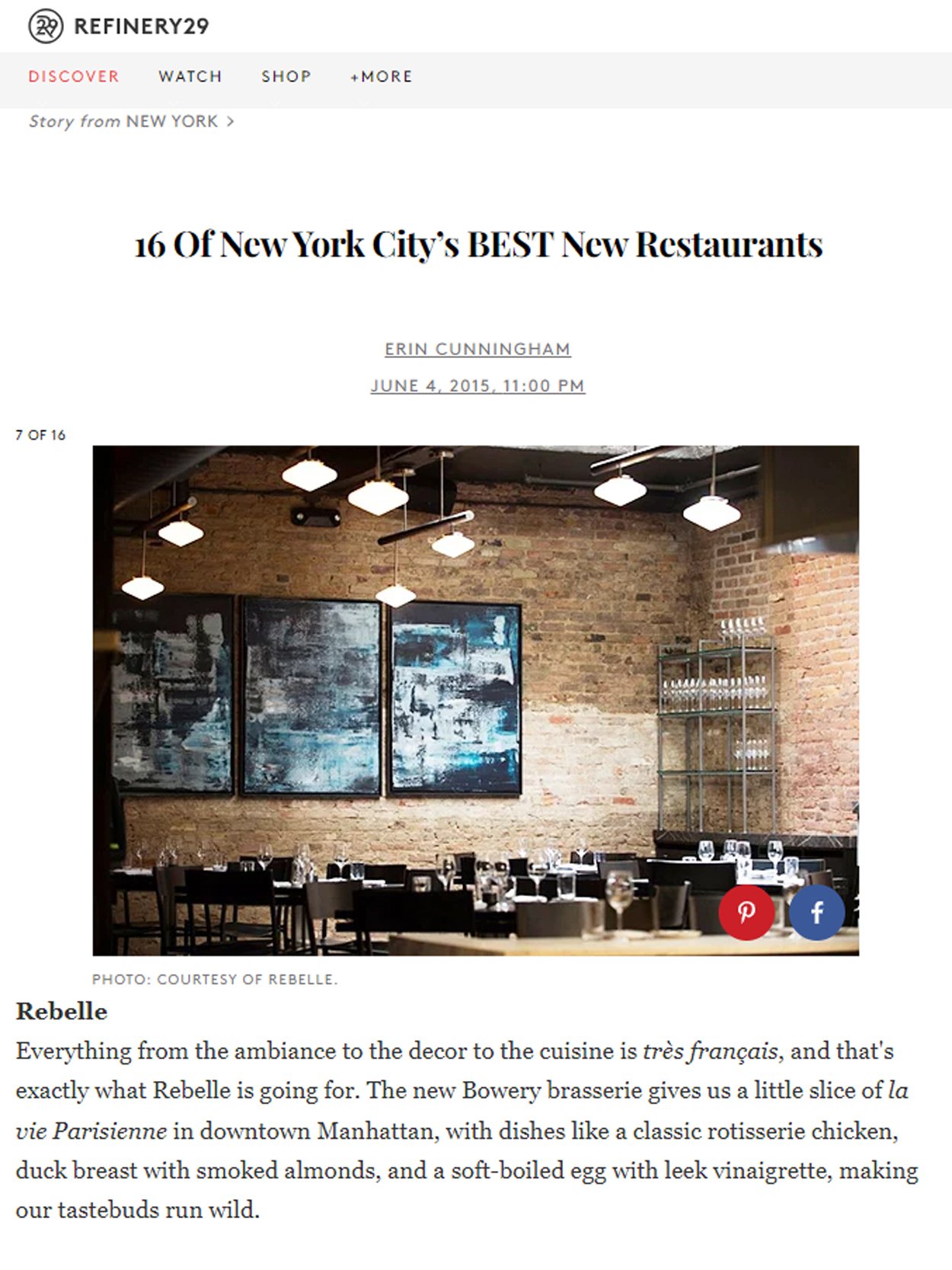 REFINERY29  |  REBELLE