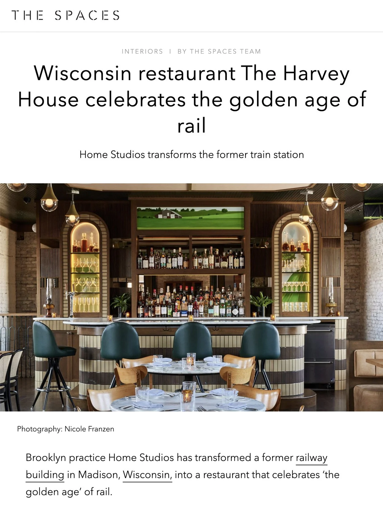 THE SPACES | THE HARVEY HOUSE