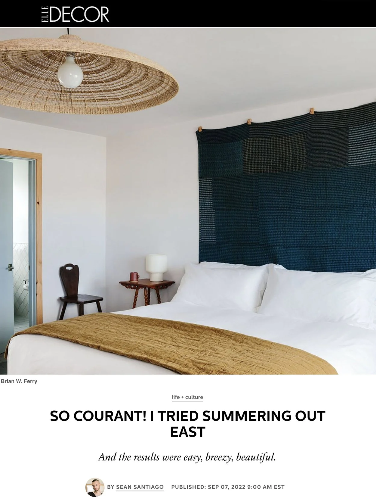 ELLE DECOR | DAUNT’S ALBATROSS