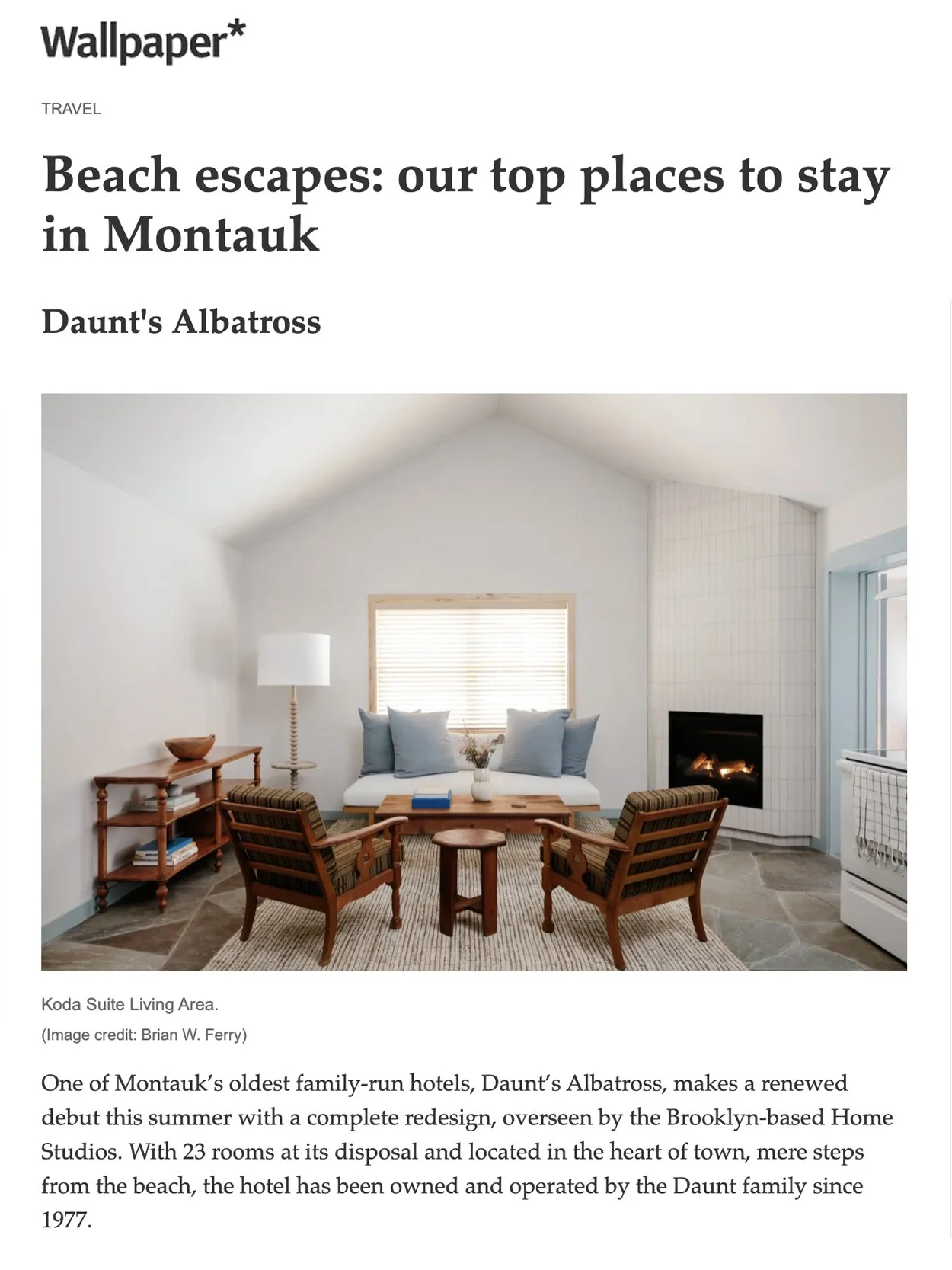 WALLPAPER* | DAUNT’S ALBATROSS