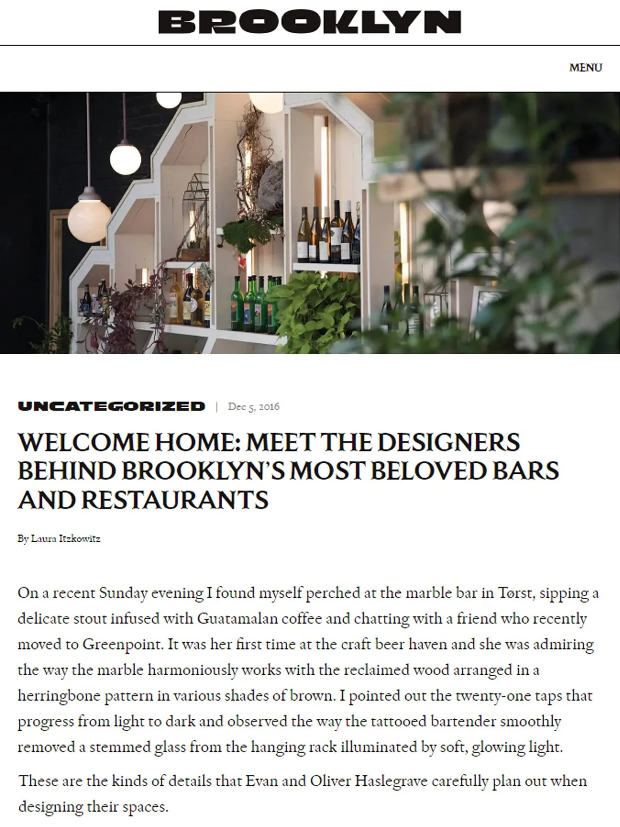 BROOKLYN MAGAZINE  |  SISTERS