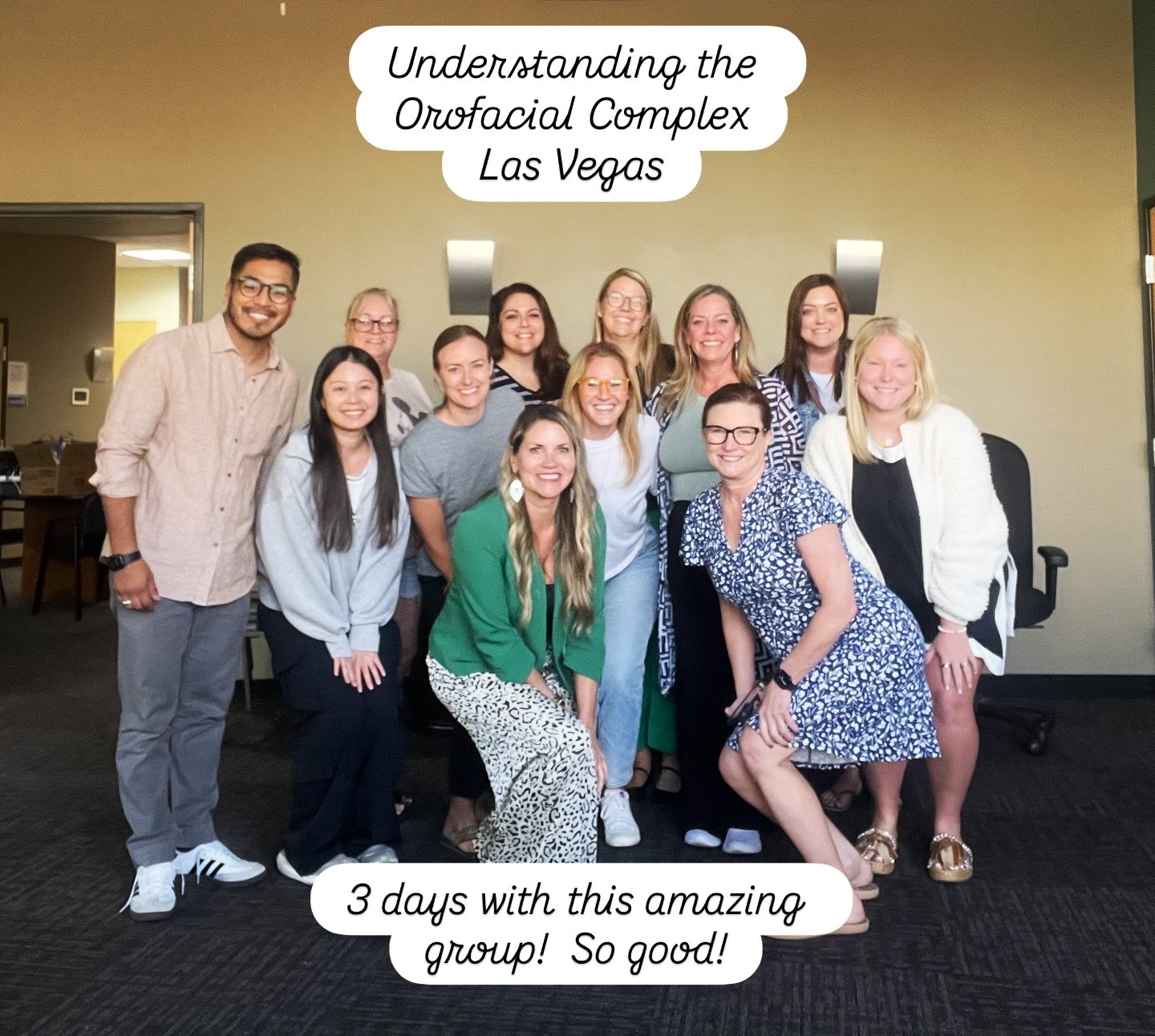 Travelled down a &ldquo;lowly sidewalk&rdquo; for THREE whole days with this group of therapists and it was sooo good! 

Curious.  Passionate. Driven.  Excited to see each of them apply the myofunctional lens to their speech and OT brain banks.  Pati