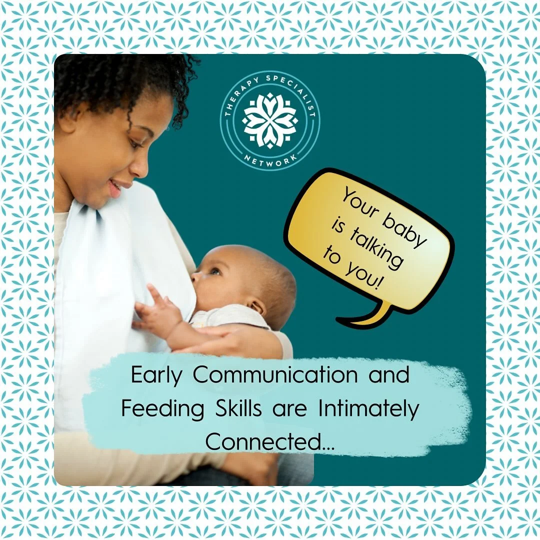 Babies are amazing little communicators from birth!  From those early oral reflexes like rooting..to eye contact and nuzzling in for a feed&hellip;your baby is talking to you and building the foundational skills for language development! 

Be present