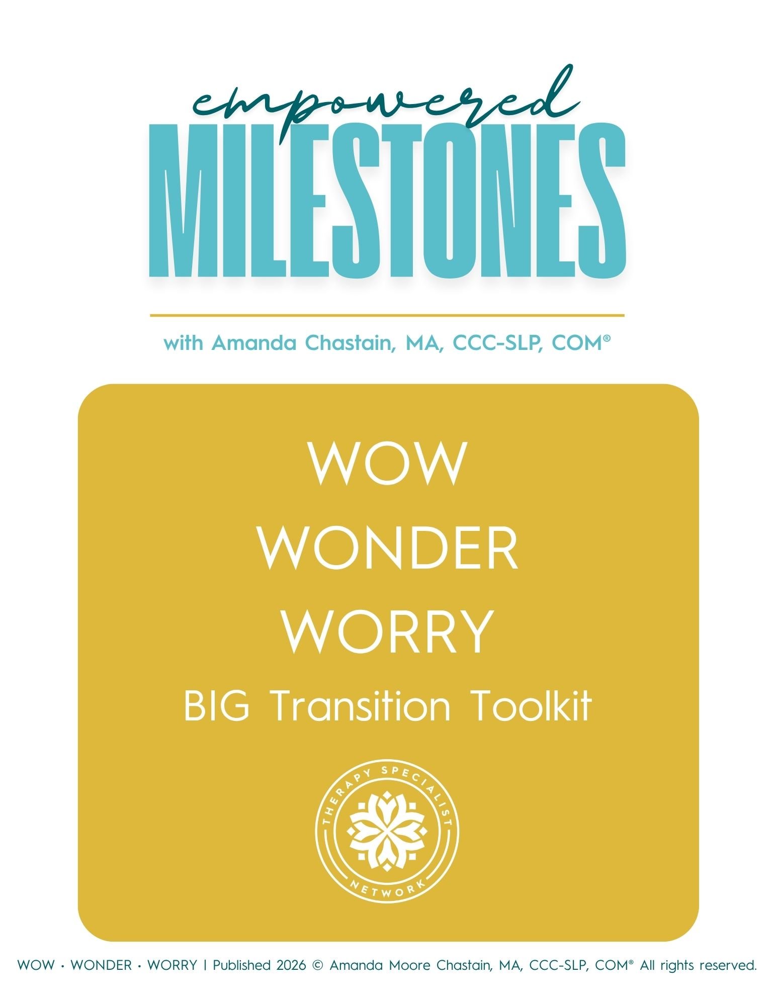 WOW * WONDER * WORRY - Toolkit for Big Transitions
