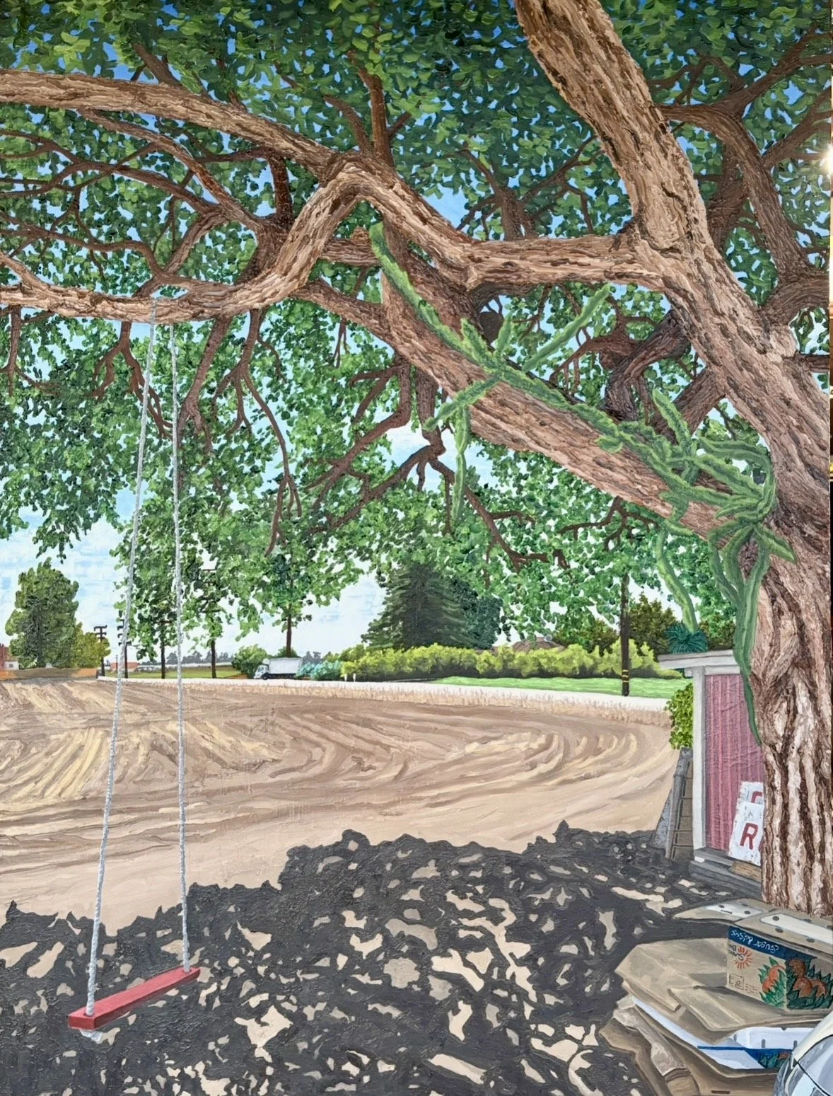 Camarillo Farmland, Oil on Canvas-36" x 40"