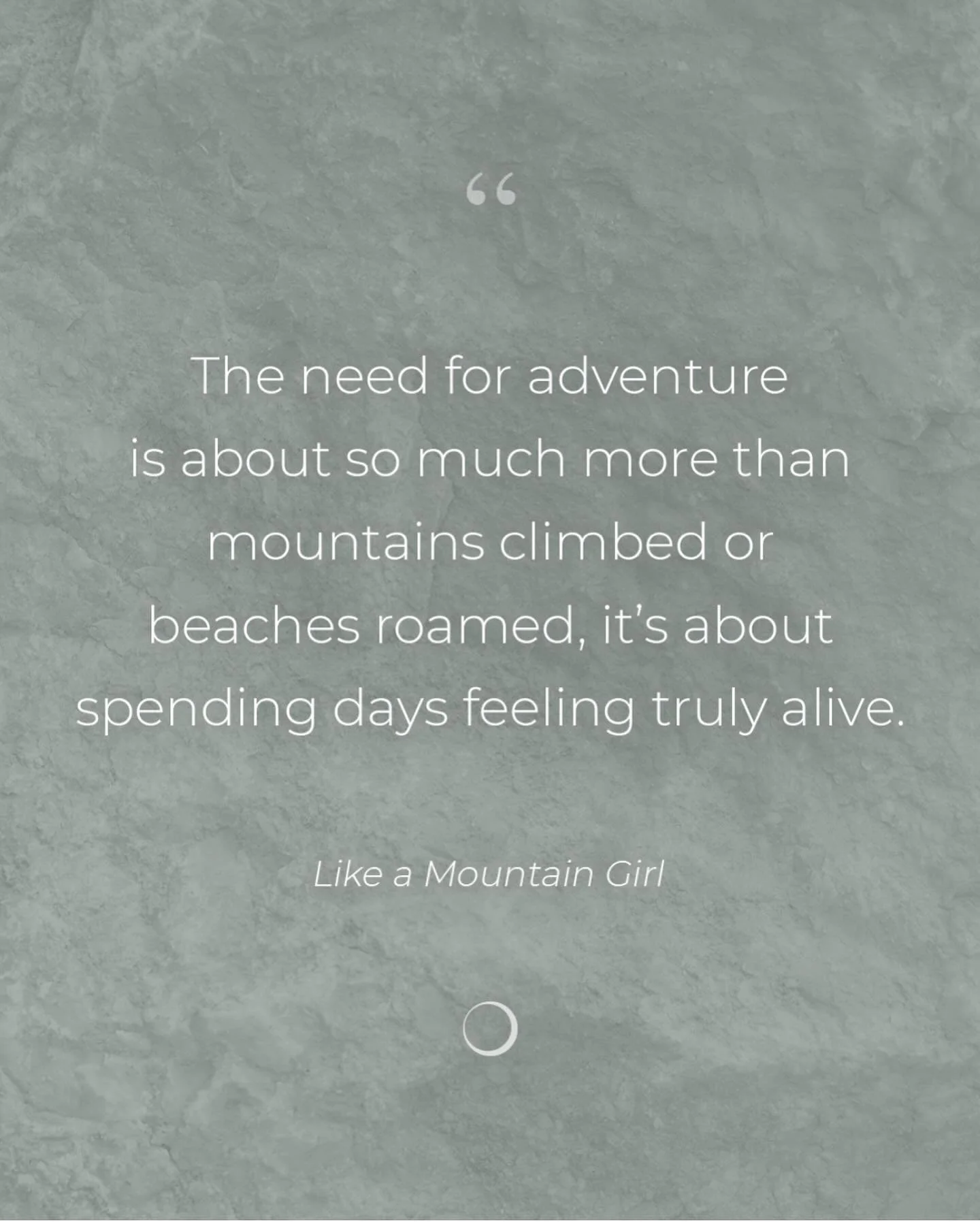 Adventure isn&rsquo;t just about where you go&mdash;it&rsquo;s about how you feel. 🌿🏔️✨

The need for adventure runs deeper than summits reached or trails explored. It&rsquo;s about movement that awakens the body, breath that connects you to the mo