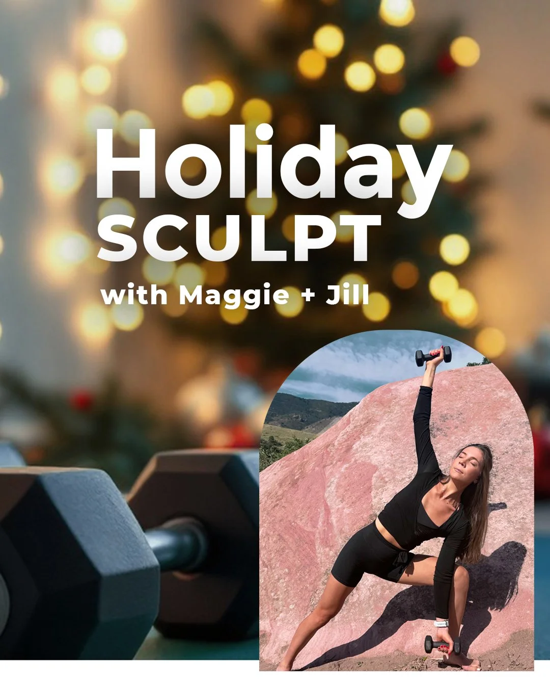 Holiday Sculpt is HERE &mdash; and trust us, you&rsquo;re going to want to be here with Maggie and Jill!

This Sunday at 8:30AM MST, we're bringing a full-body, festive, feel-good sculpt class that hits the sweet spot between 🔥 strength and ✨ season