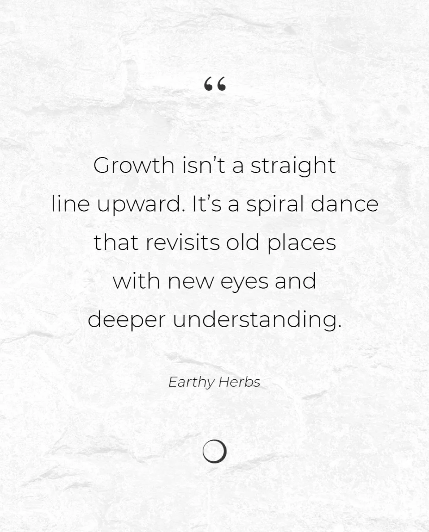 Growth isn&rsquo;t a straight climb&mdash;it&rsquo;s a spiral.
You return to old patterns, familiar moments, and past versions of yourself&hellip;
But this time, you&rsquo;re stronger. Wiser.
More you.

This is the work we do on the mat and beyond it