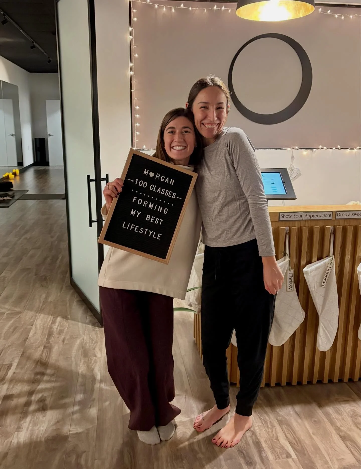 100 classes strong 🎉
Morgan just hit her 100th class, and our studio is brighter because of it. Her happy energy, steady commitment, and perma-smile light up the room every time she walks in. We&rsquo;re so grateful you choose to move, breathe, and 
