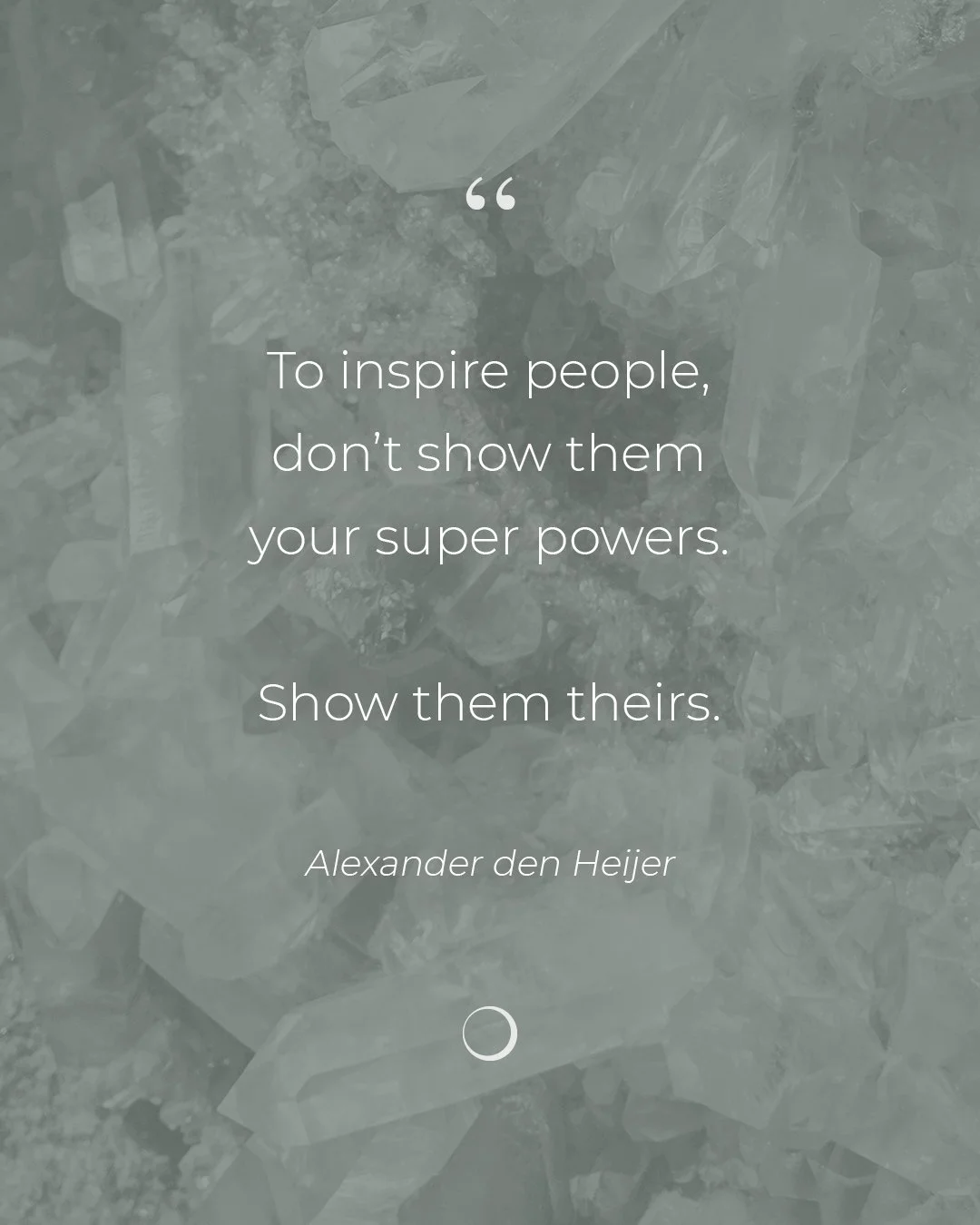 Real inspiration doesn&rsquo;t come from watching someone else do more.

It comes from recognizing what&rsquo;s possible for you.

The strength you didn&rsquo;t realize you had.
The resilience you&rsquo;ve been building quietly over time.
The capacit