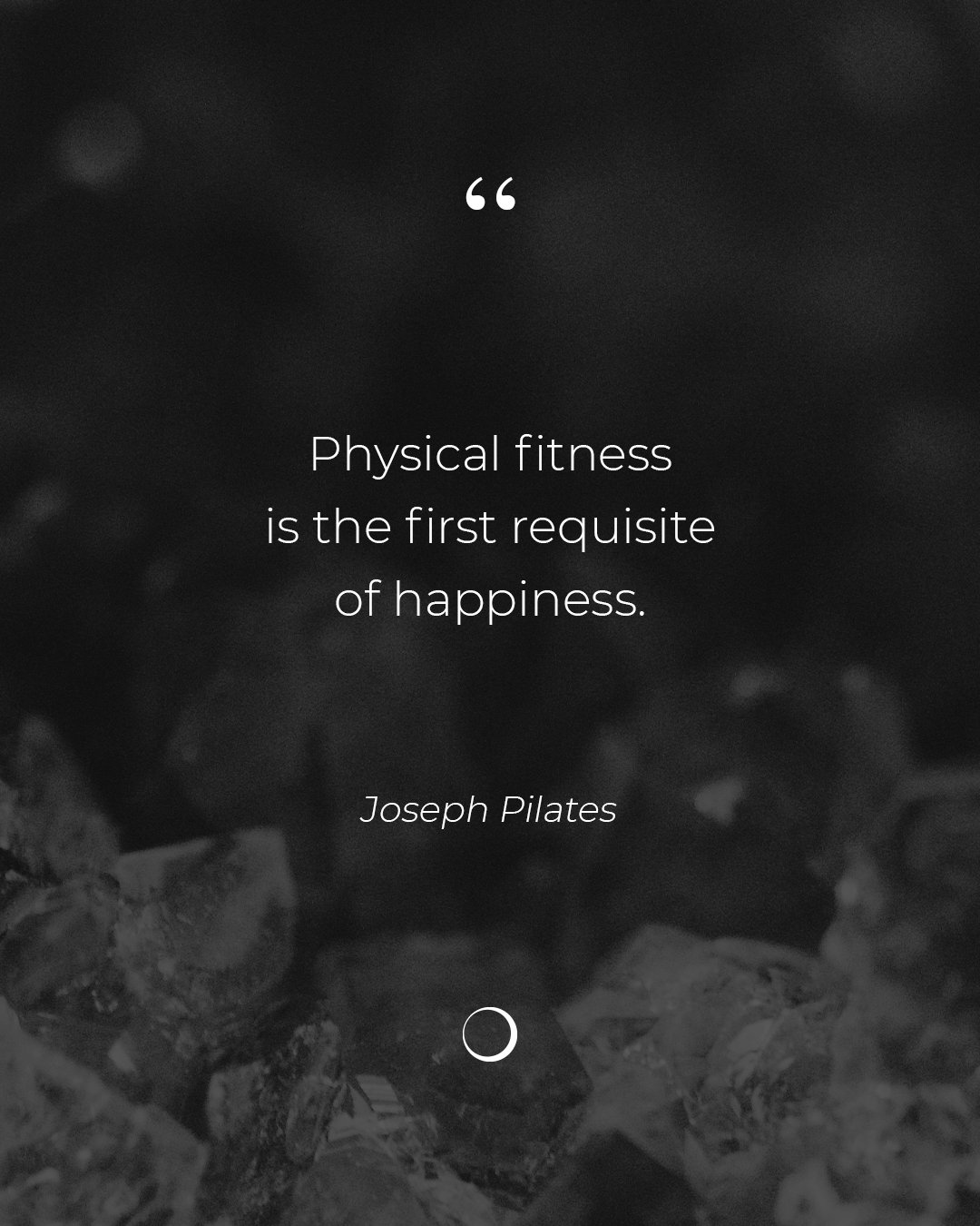 &ldquo;Physical fitness is the first requisite of happiness.&rdquo;
&mdash; Joseph Pilates

Not in a surface-level way&mdash;
but in the quiet, foundational sense.

When your body feels supported&hellip;
when you can move with ease, breathe fully, an