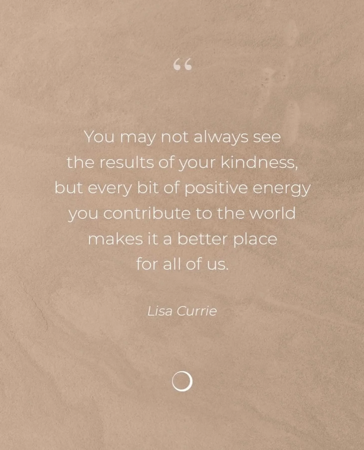 You may not always see the results of your kindness&hellip; but they matter.

Think about the last time someone&rsquo;s small act of kindness shifted your whole day. Maybe it was a stranger holding the door when your hands were full, a friend sending