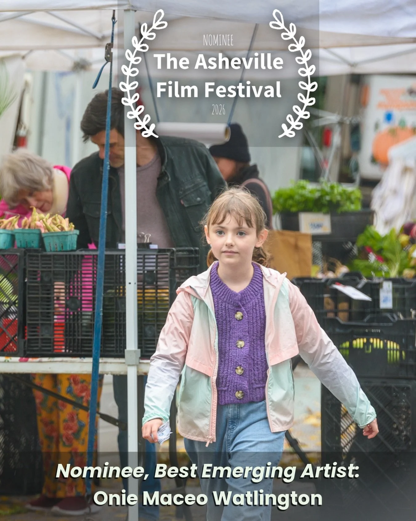 🎭 So proud to announce that Onie Watlington has been nominated for Best Emerging Artist at the Asheville Film Festival! Her performance brings so much heart to our film. Big thanks to the AFF community for recognizing her achievement. 

Can&rsquo;t 