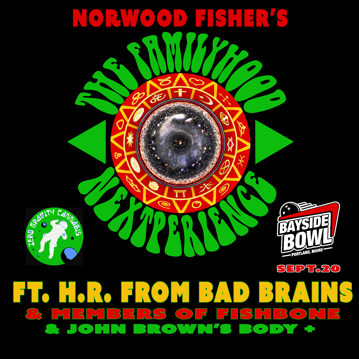 Norwood Fisher's Familyhood Nextperience ft. H.R. from Bad Brains + MBRS OF FISHBONE, JOHN BROWN’S BODY +