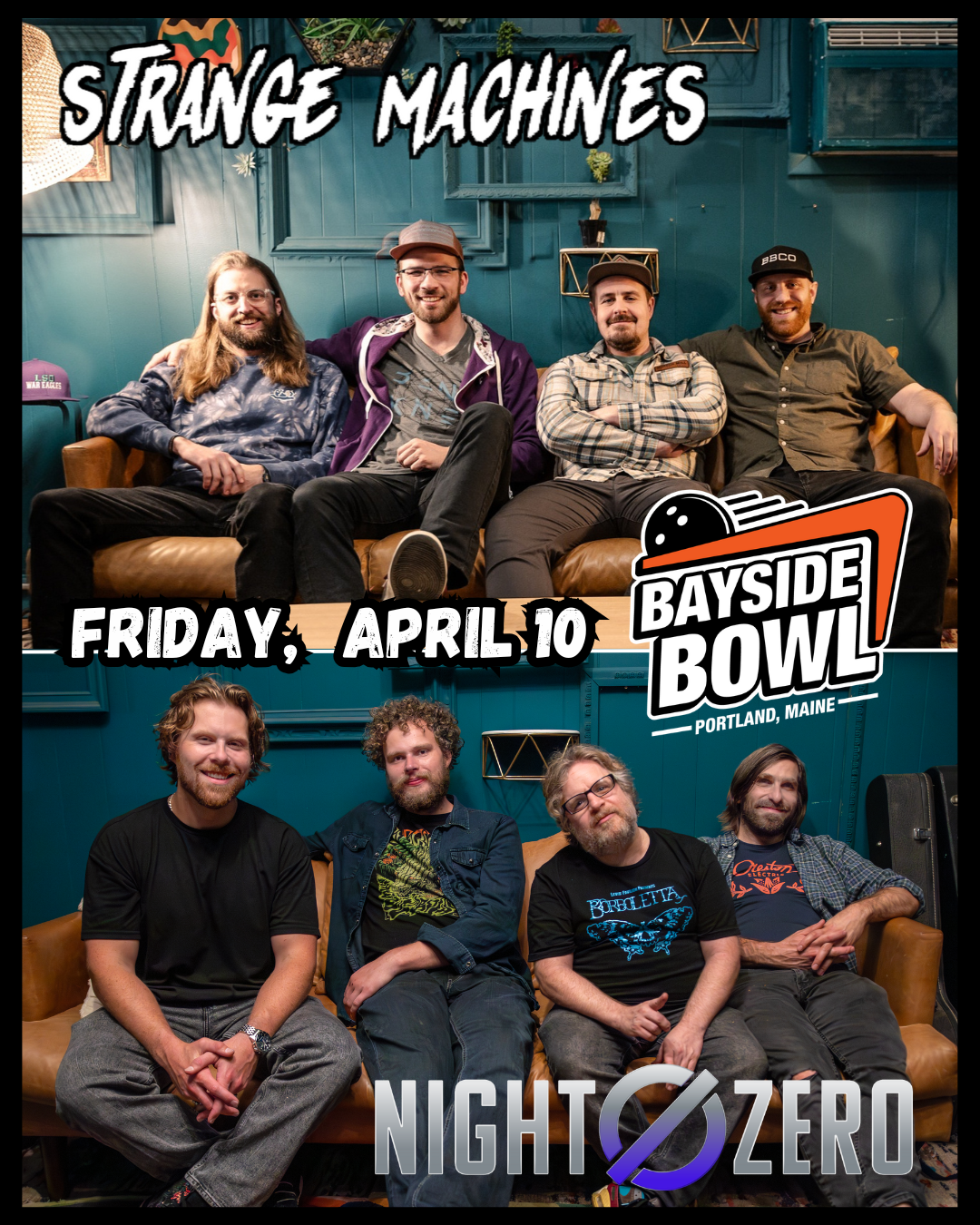 Strange Machines & Night Zero ft. mbrs of Dopapod, Twiddle, and Kung Fu at Bayside Bowl