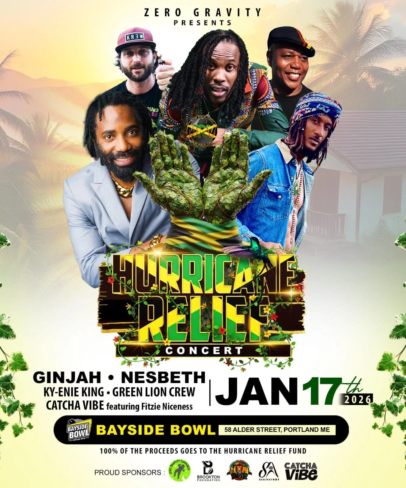 Jamaica Hurricane Relief Concert | all-ages
