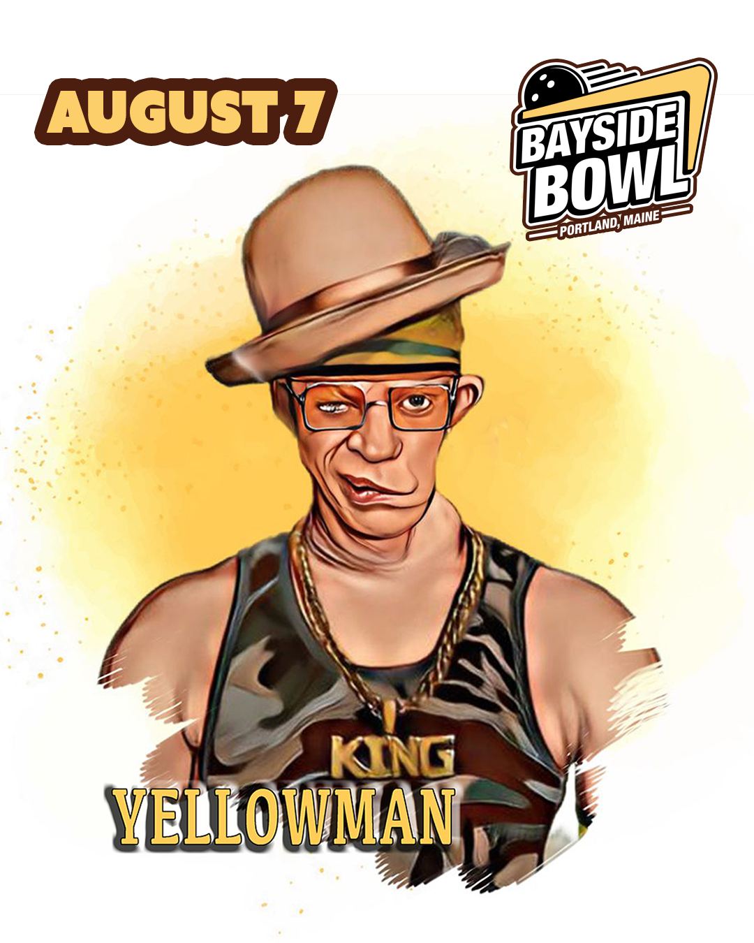 Yellowman live at Bayside Bowl | all-ages