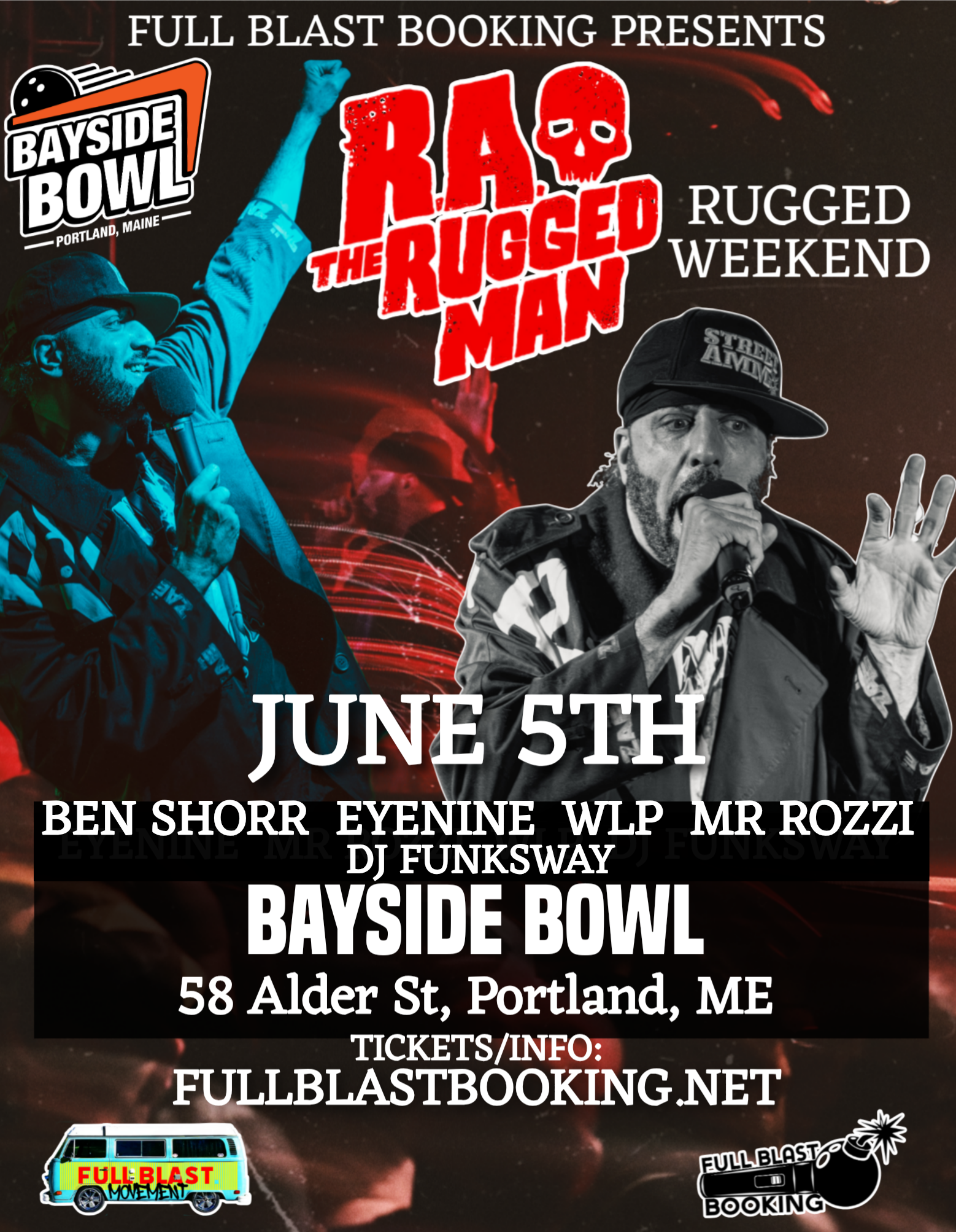 R.A. The Rugged Man live at Bayside Bowl | all-ages