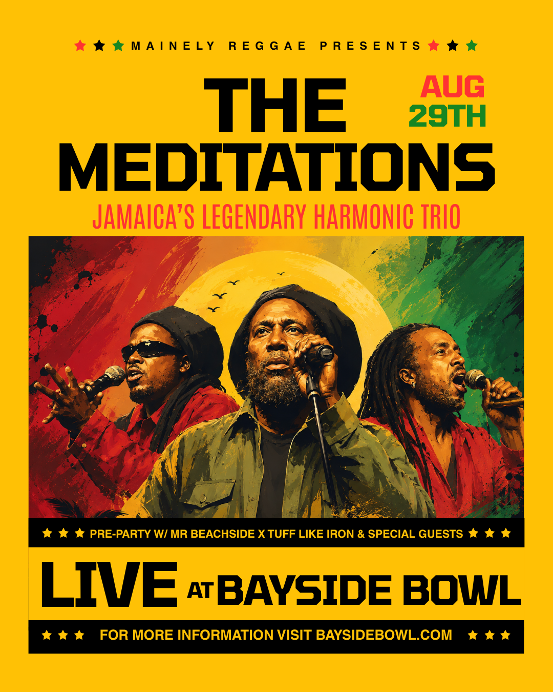 The Meditations live at Bayside Bowl | all-ages