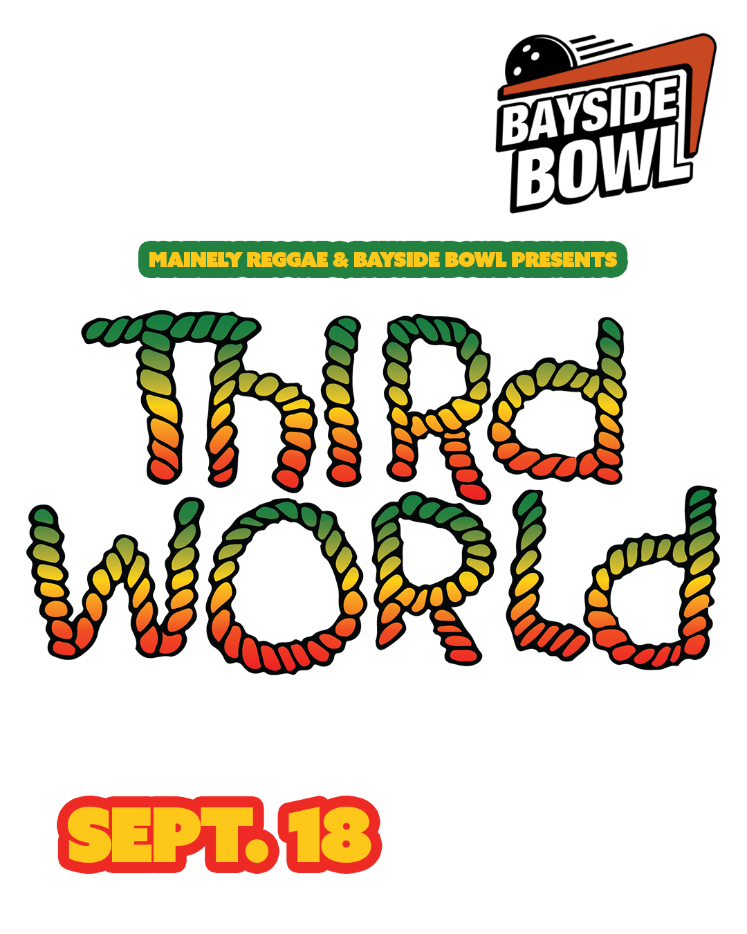 Third World live at Bayside Bowl | Mainely Reggae Presents | all-ages