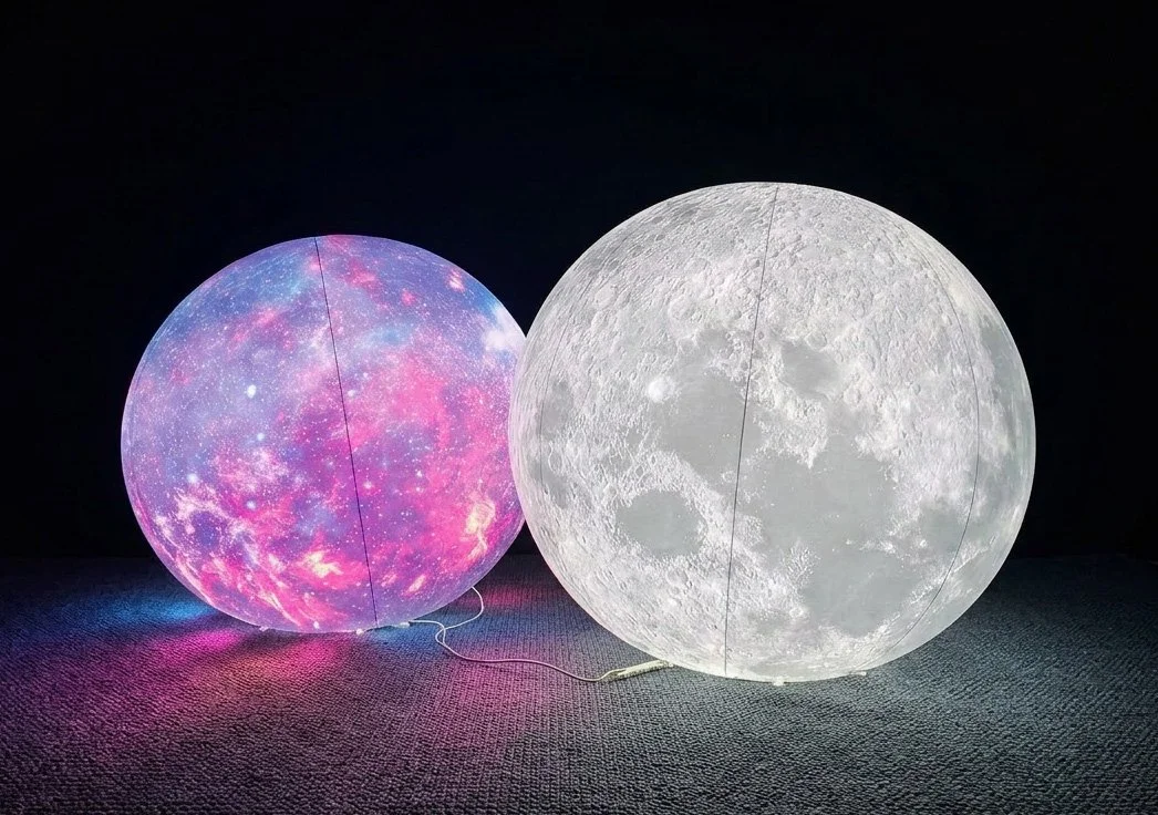 Inflatable planet customizable replicas 