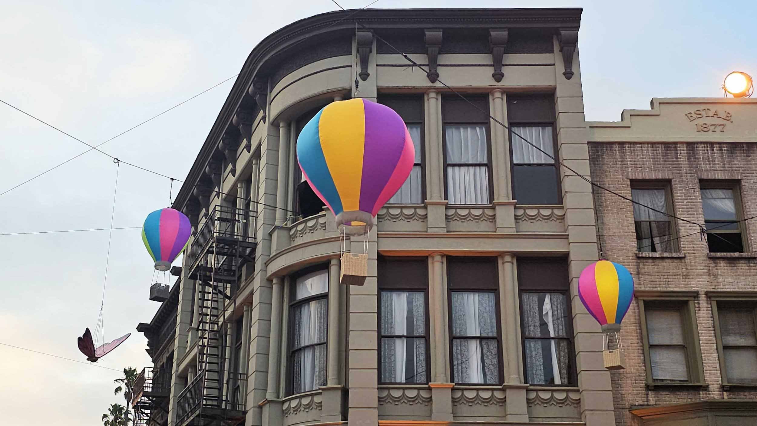 Inflatable Hot Air Balloon at Paramount Studios rental 