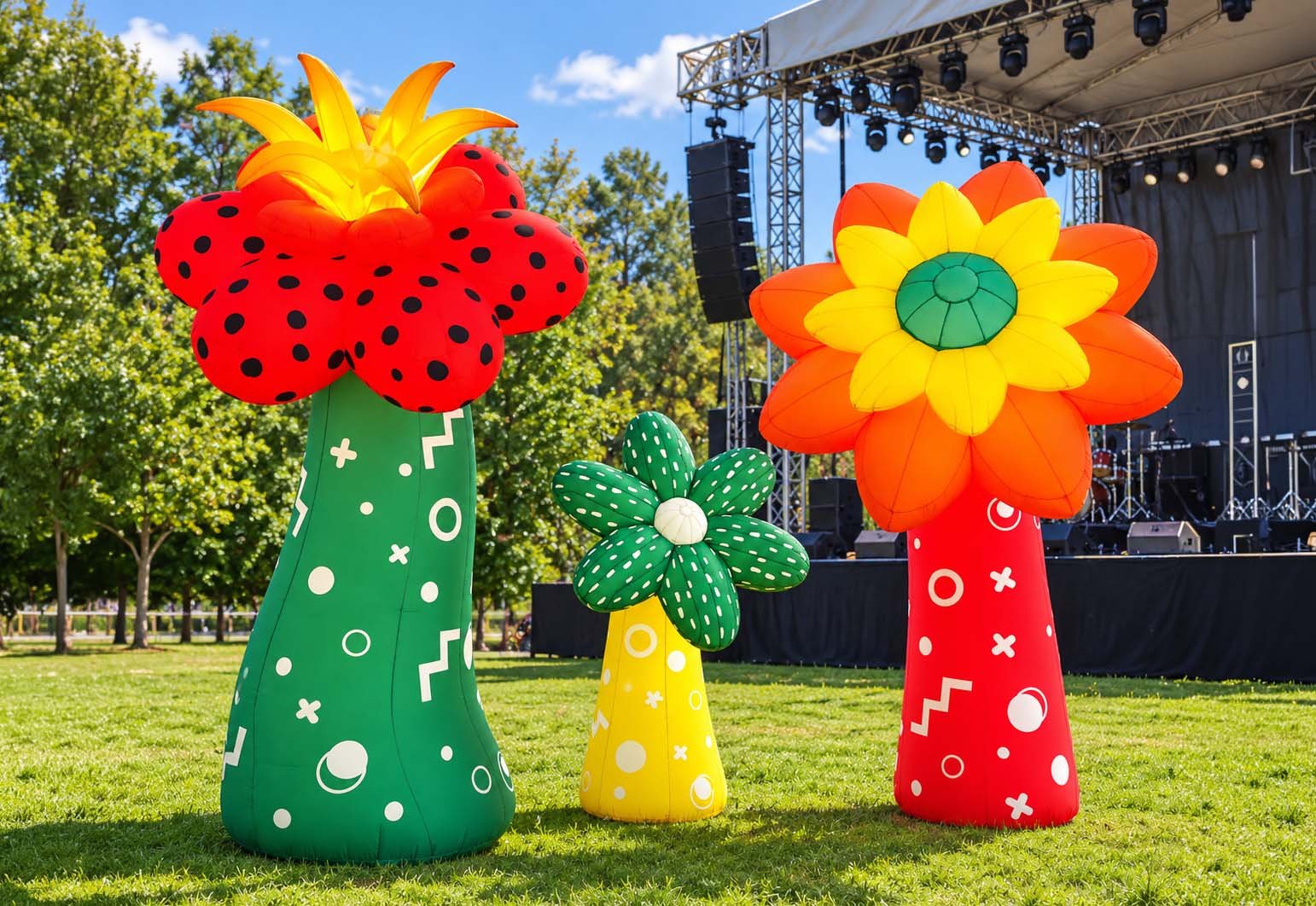 Custom Inflatable Flowers 