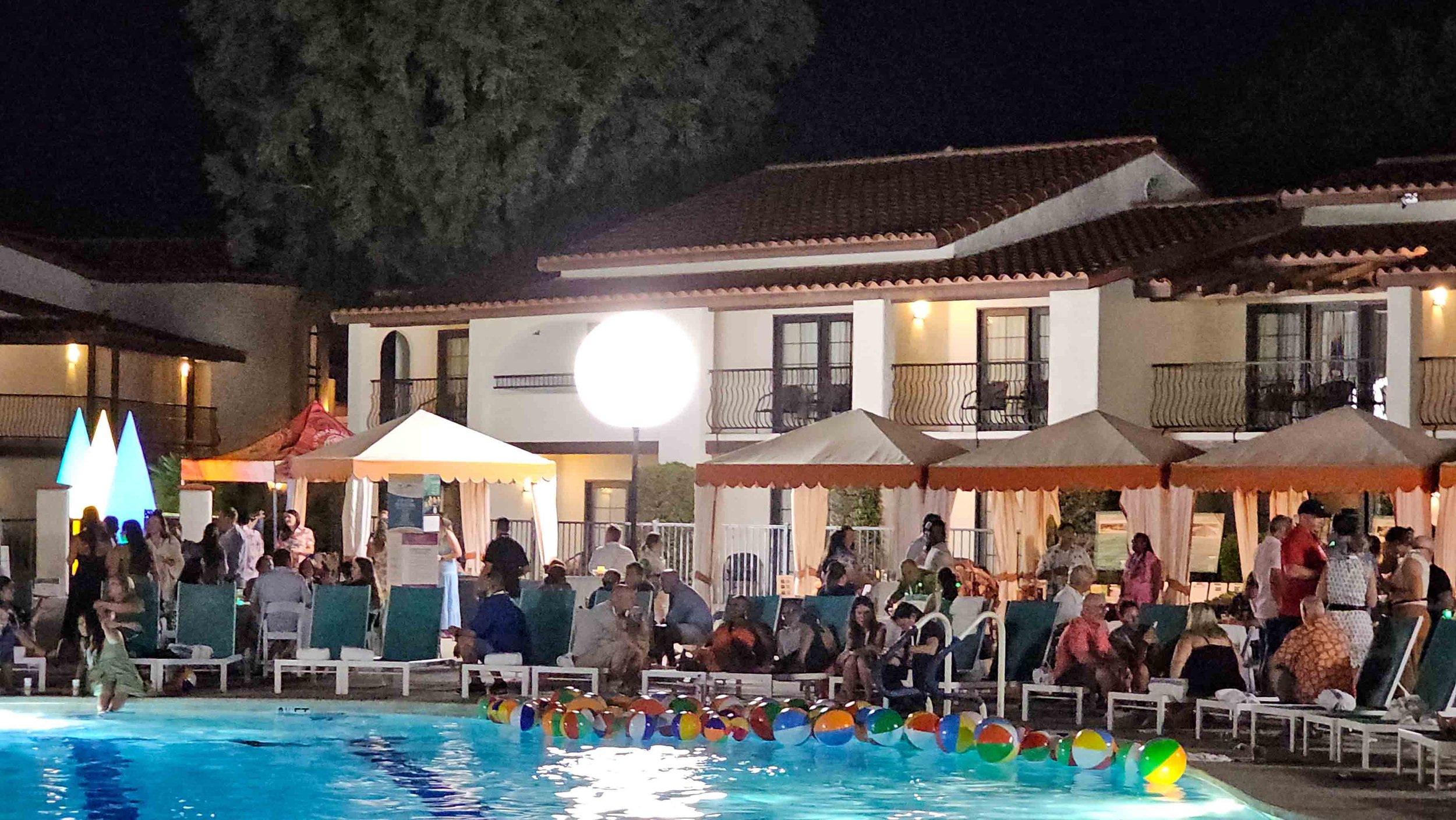 Stands for inflatables with Hi Intensity LEDs