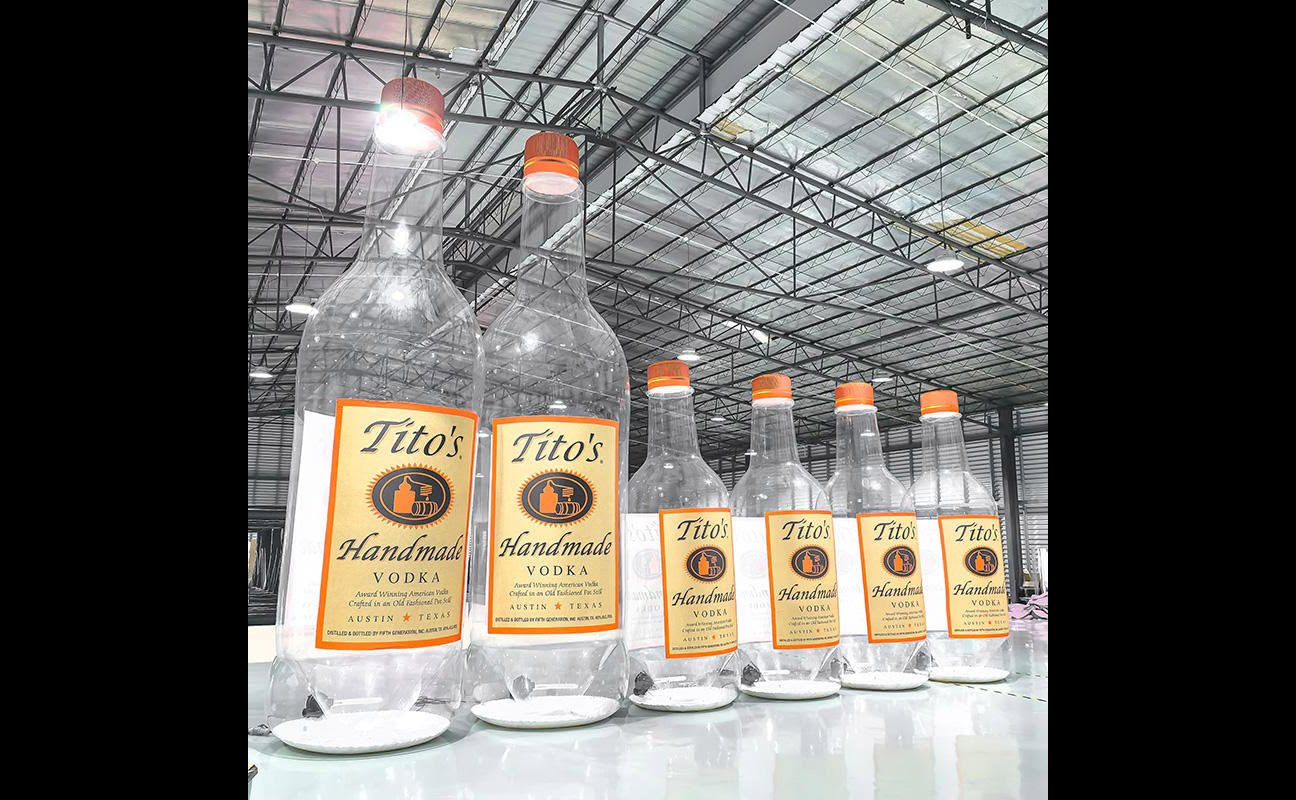 Custom Inflatable Tito's Bottle Replica 