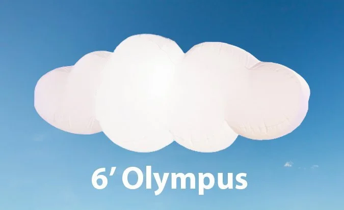 6' Inflatable Clouds for rental with LEDs