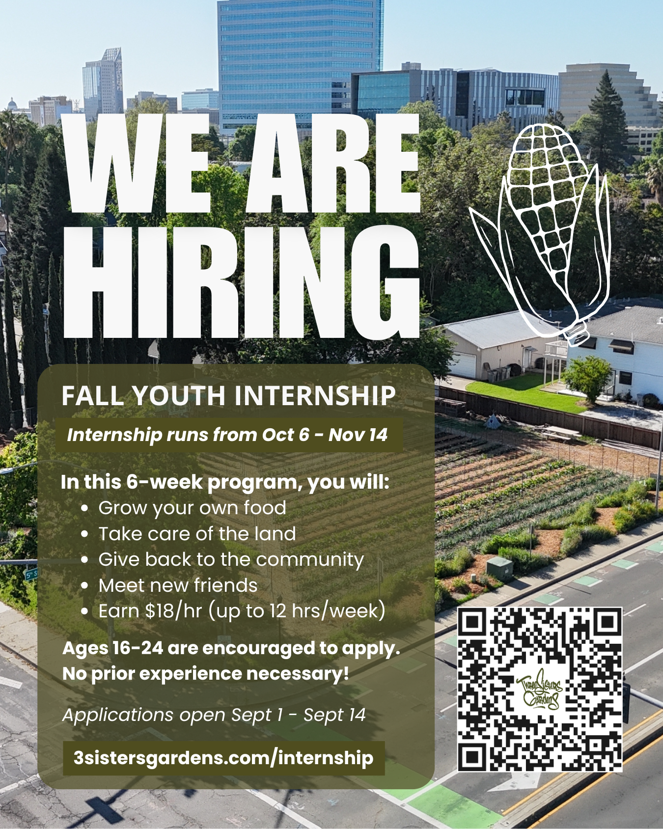 Fall Youth Internship Applications Opening Soon!
