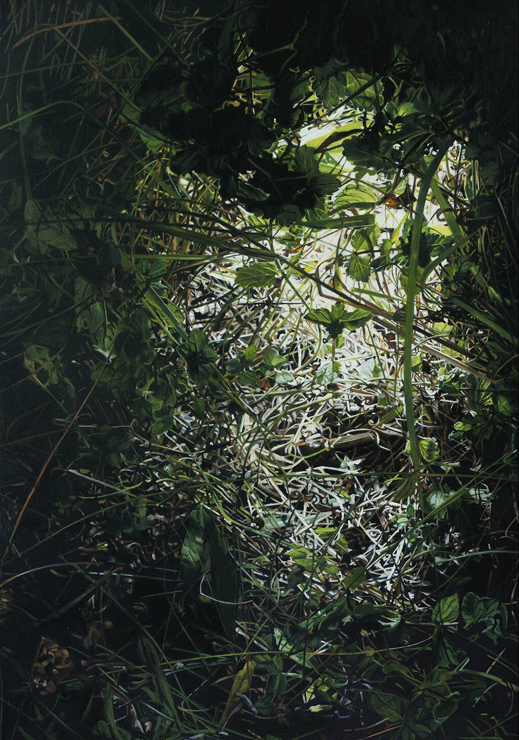 THE WHOLE MAGIC UNIVERSE IS DYING 2021 Gouache on paper 7⅞” x 5⅜”