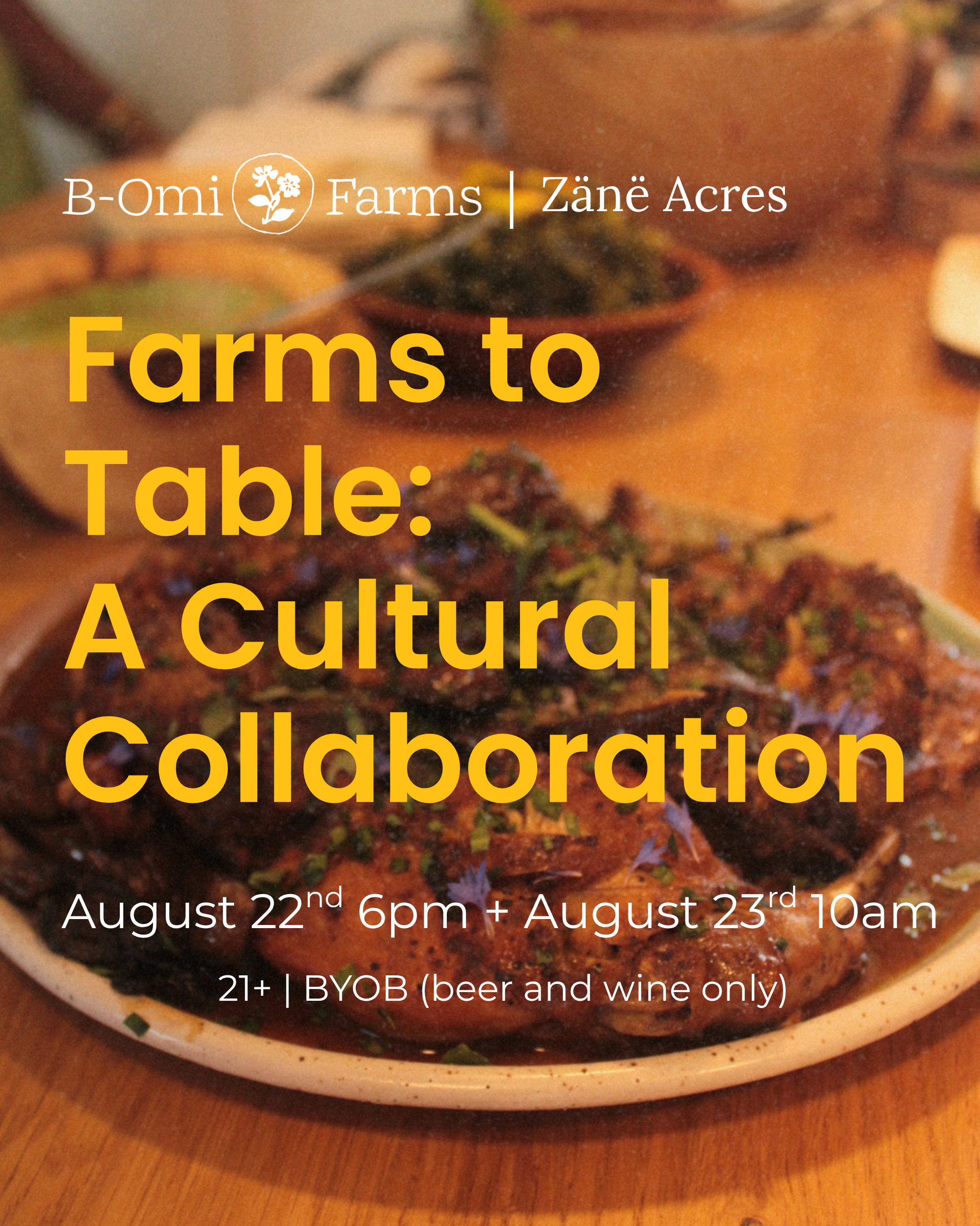 Farms to Table: A Cultural Collaboration