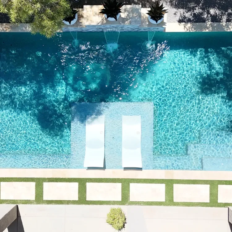 Custom Swimming Pool Top View