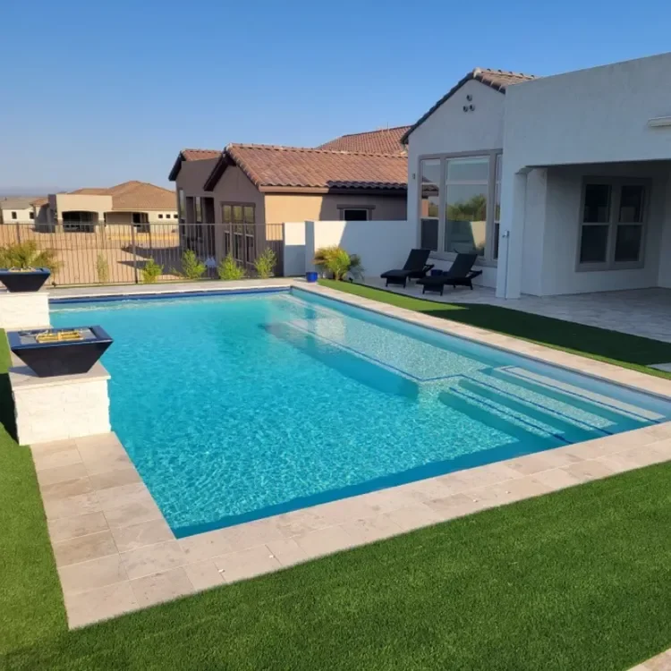Pool with Artificial Turf