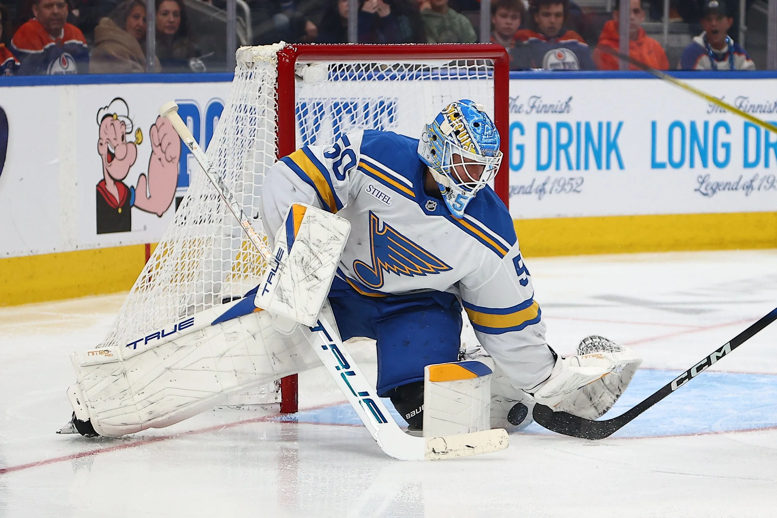 Jordan Binnington photographed by Edmonton Photographer Curtis Comeau at Rogers Place