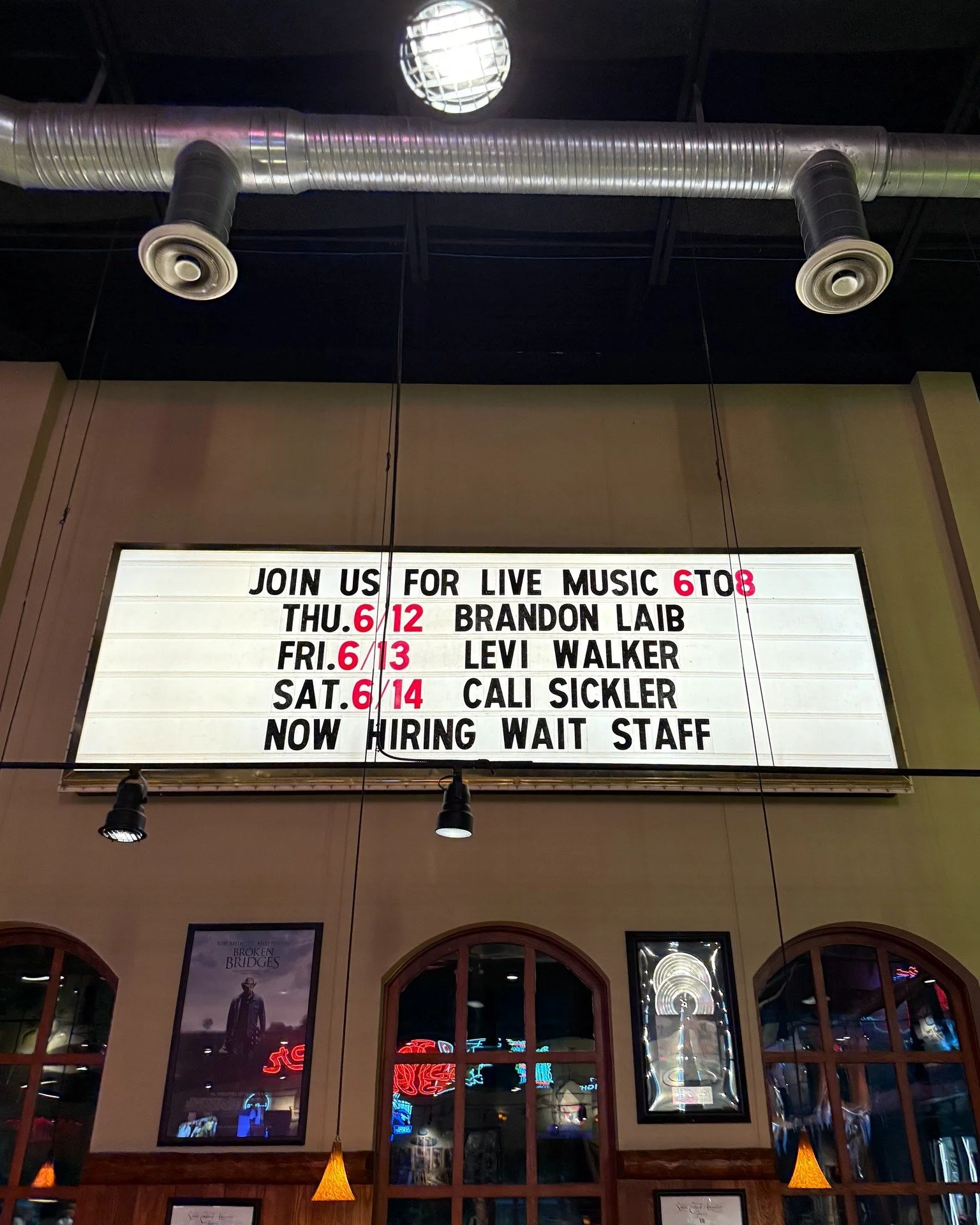 Had a blast playing at @tobykeithsbarandgrill_ok last night! Huge thanks to everyone who came out to listen and hang&mdash;it really means a lot. And big thanks to the crew at Toby Keith&rsquo;s for having me. Hope to be back soon!