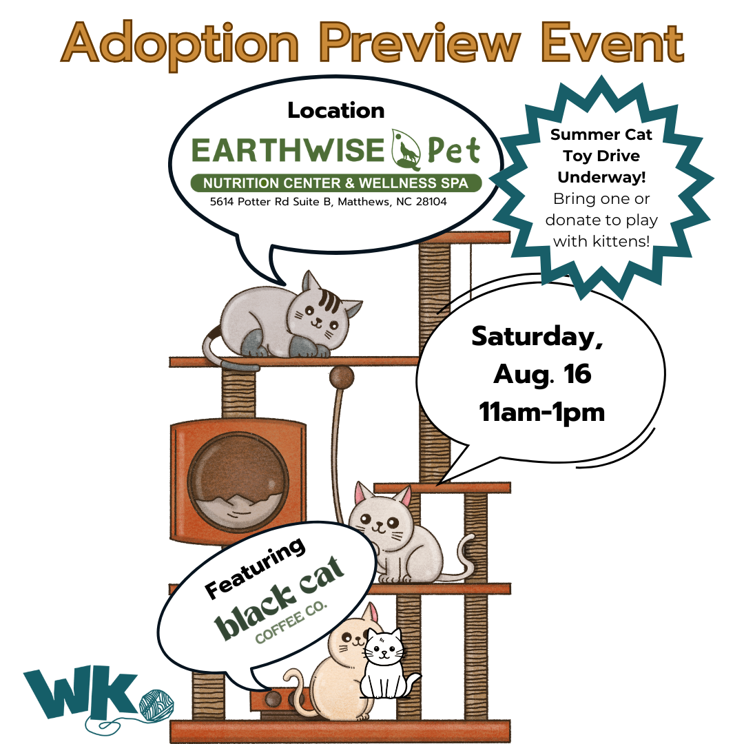 Earthwise Pet Matthews Adoption Preview Event
