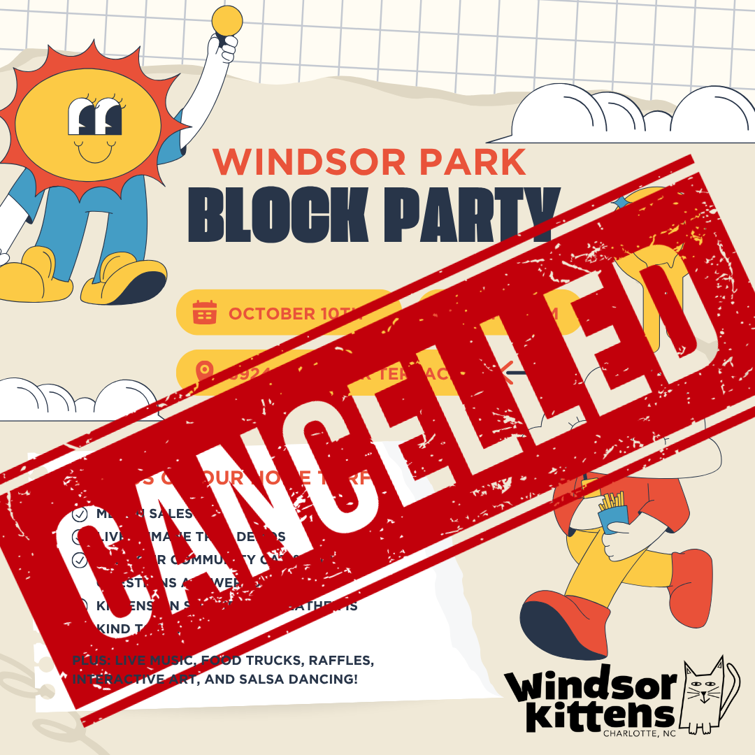 Windsor Park Neighborhood Block Party (Sat. October 10th)