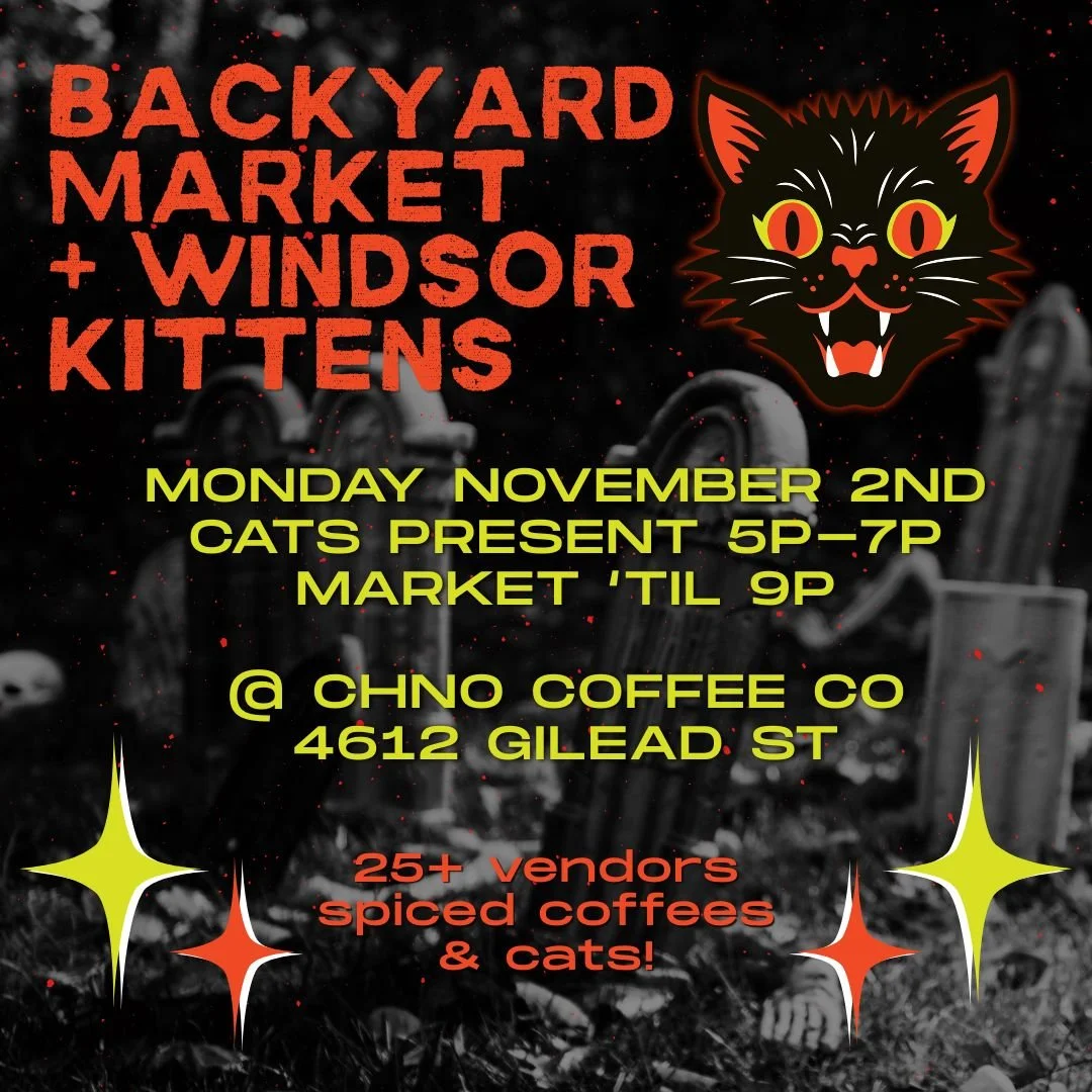 Adoption Preview Event: Backyard Market @ CHNO Coffee (Mon. Nov. 2nd)