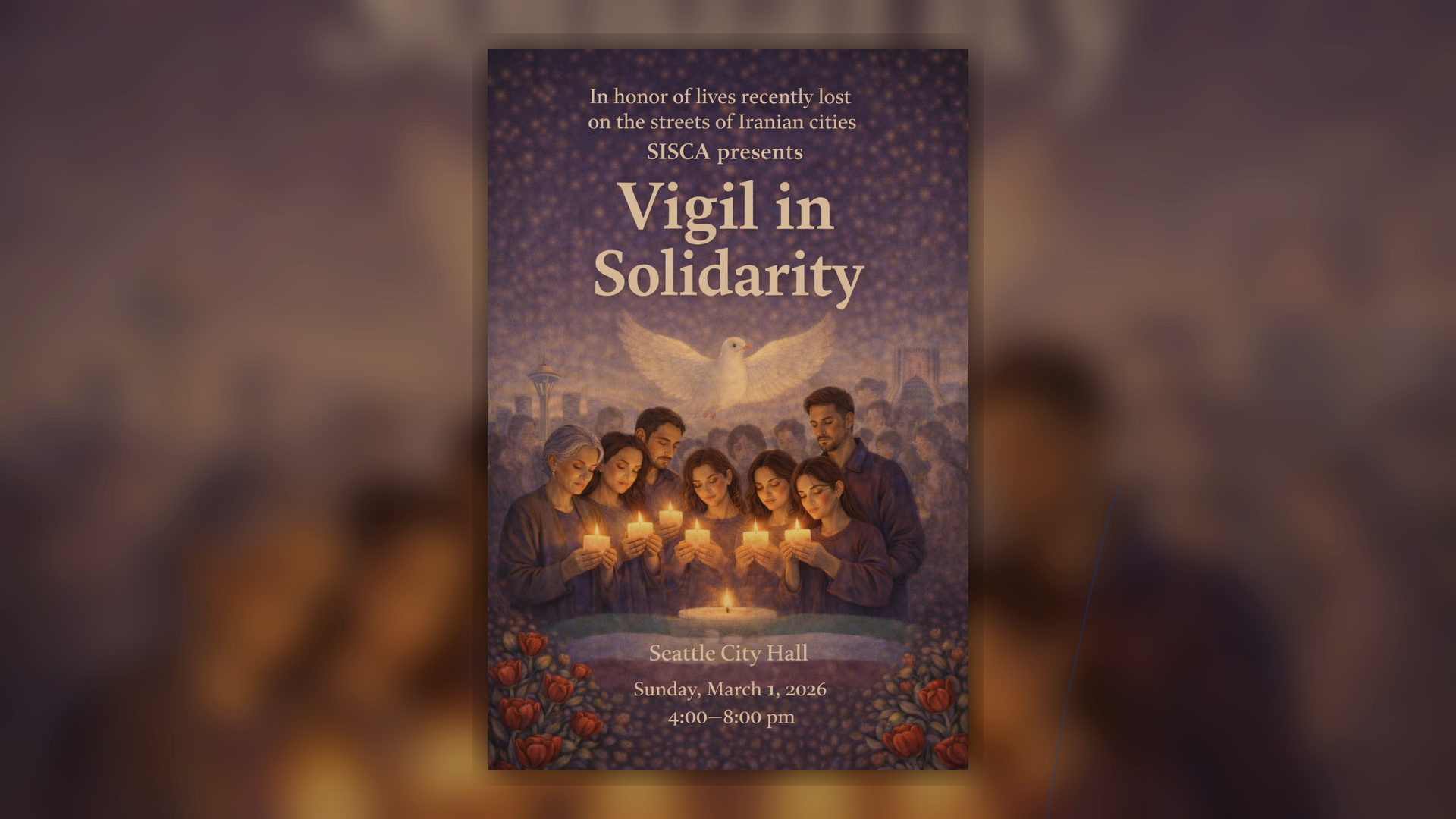 Vigil and Art Exhibition in Solidarity with Iran