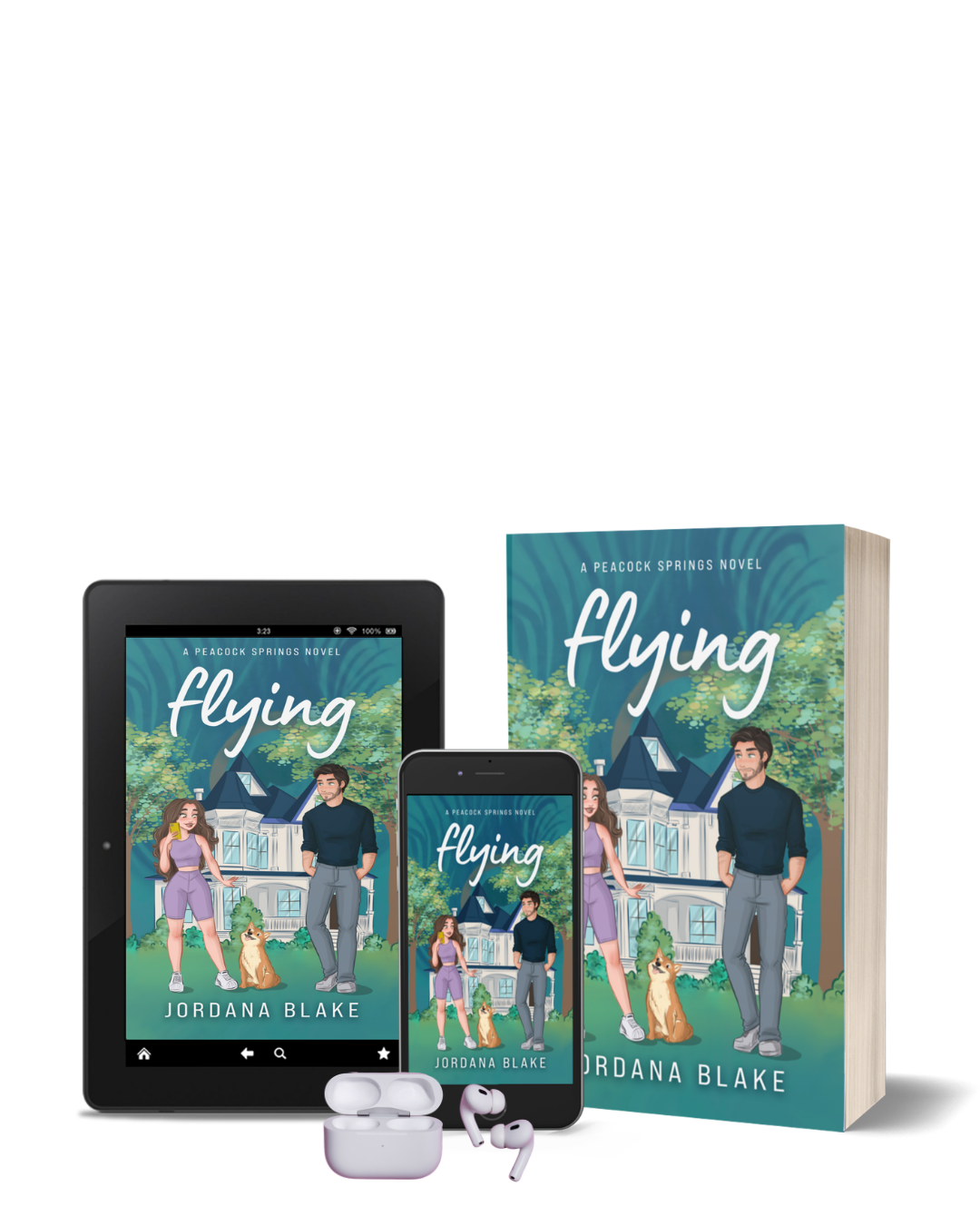Cover of Flying on Kindle, Phone, and Paperback