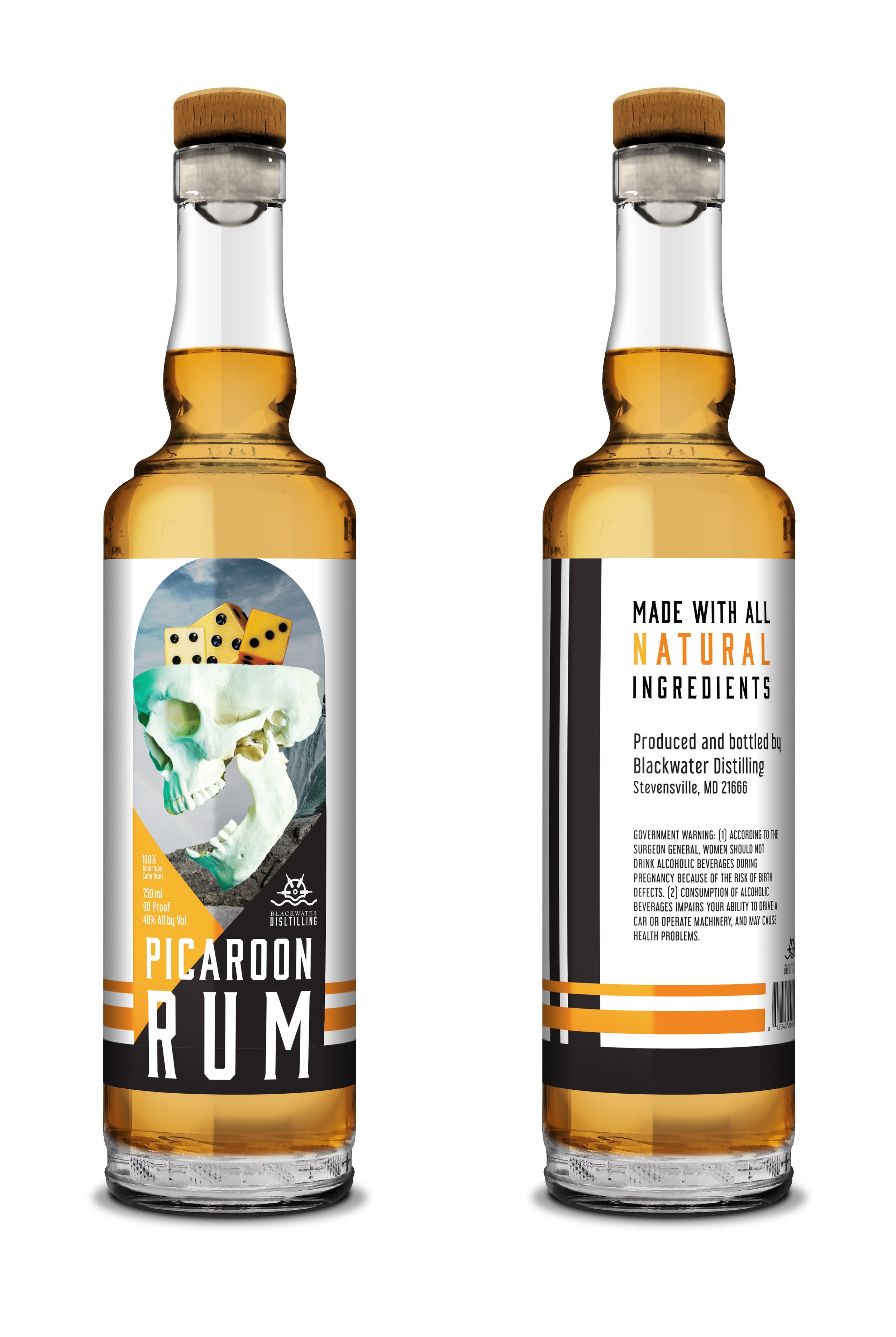 Picaroon Rum Label