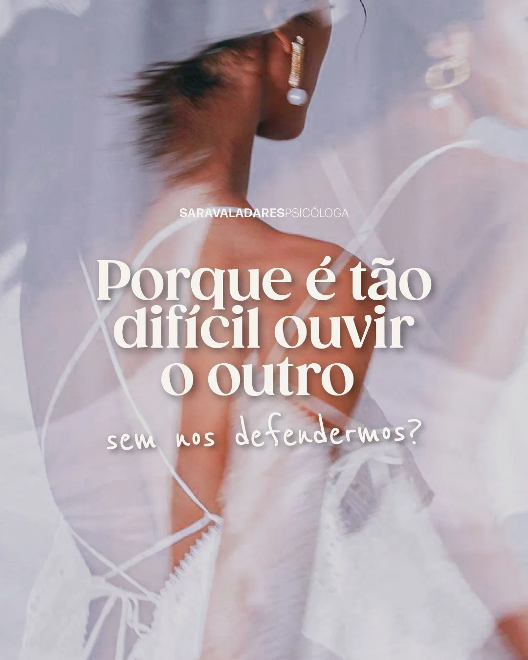 Porque é tão difícil ouvir o outro sem nos defendermos?